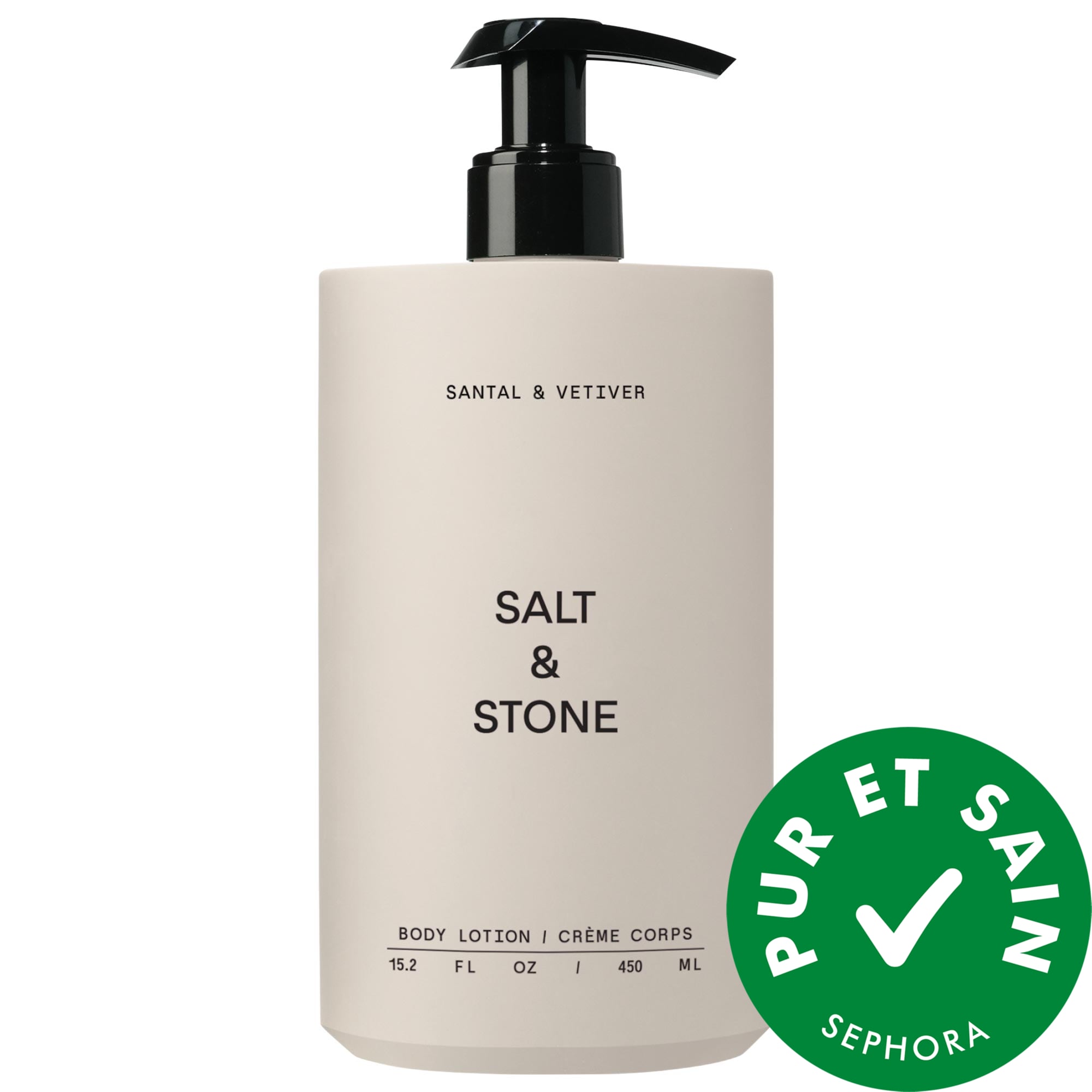 Salt & Stone Lotion hydratante pour le corps Santal Vetiver avec niacinamide oz