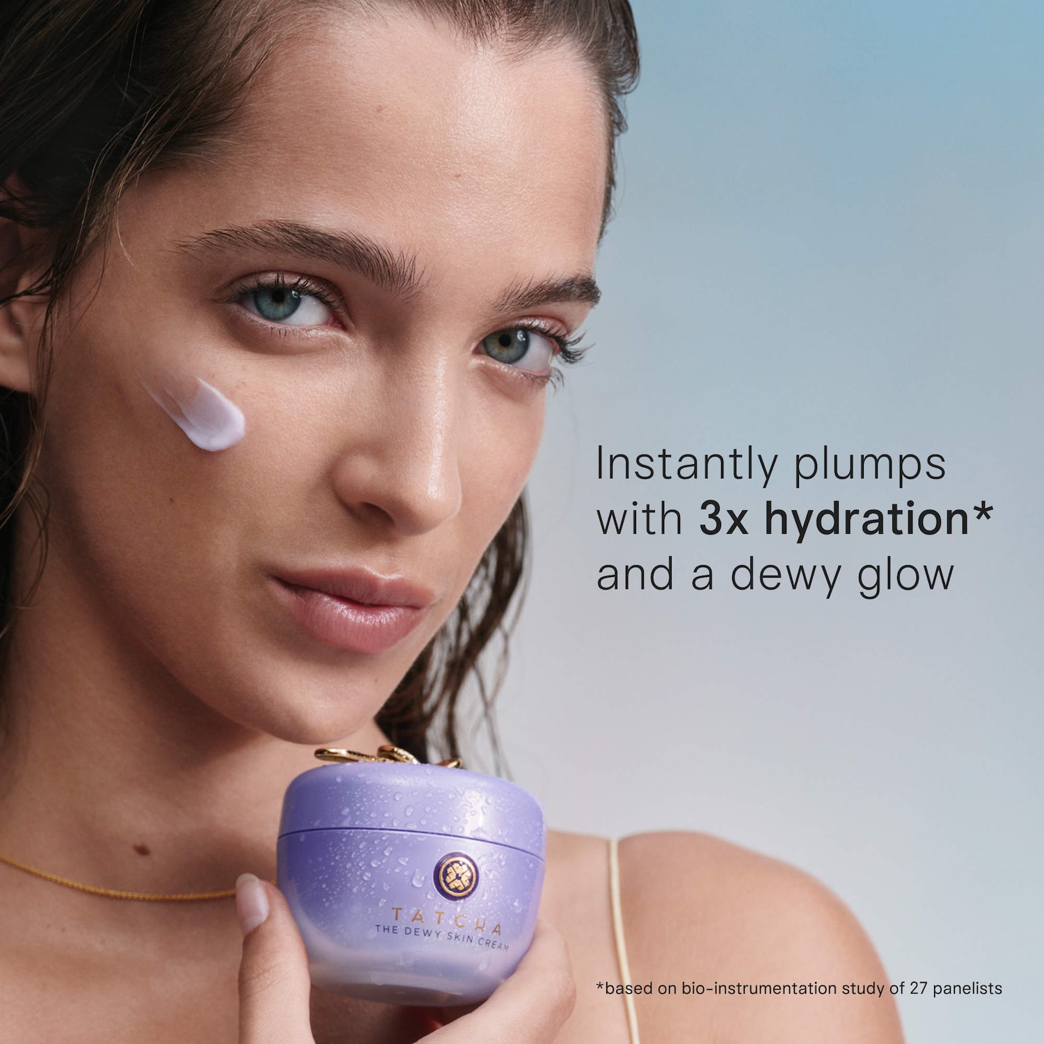 The Dewy Skin Cream Plumping & Hydrating Refillable Moisturizer