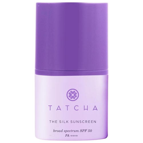 Мини-лёгкий минеральный солнцезащитный крем Tatcha The Silk Sunscreen SPF 50