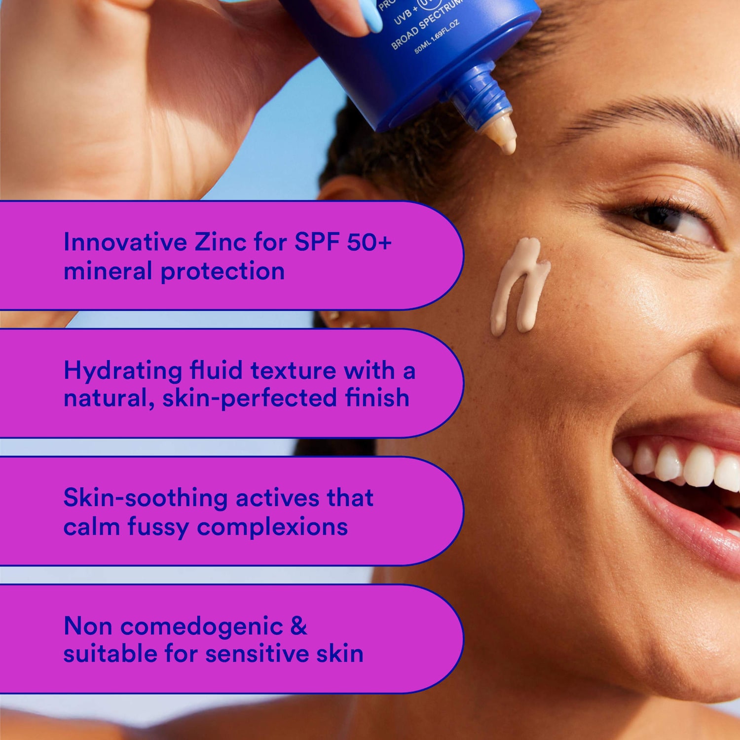 Future Fluid SPF 50+ Superlight Mineral Fragrance Free Facial