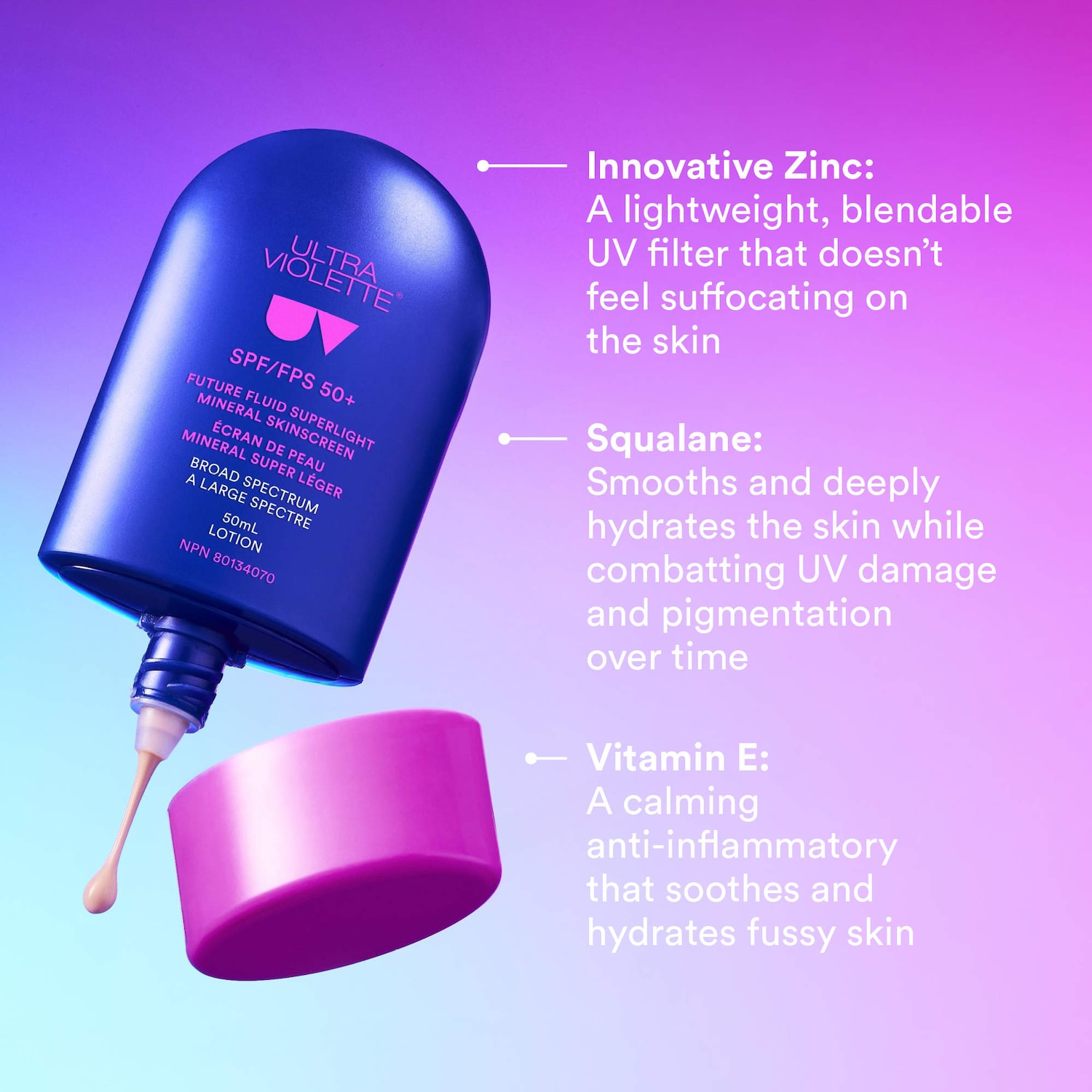 Future Fluid SPF 50+ Superlight Mineral Fragrance Free Facial