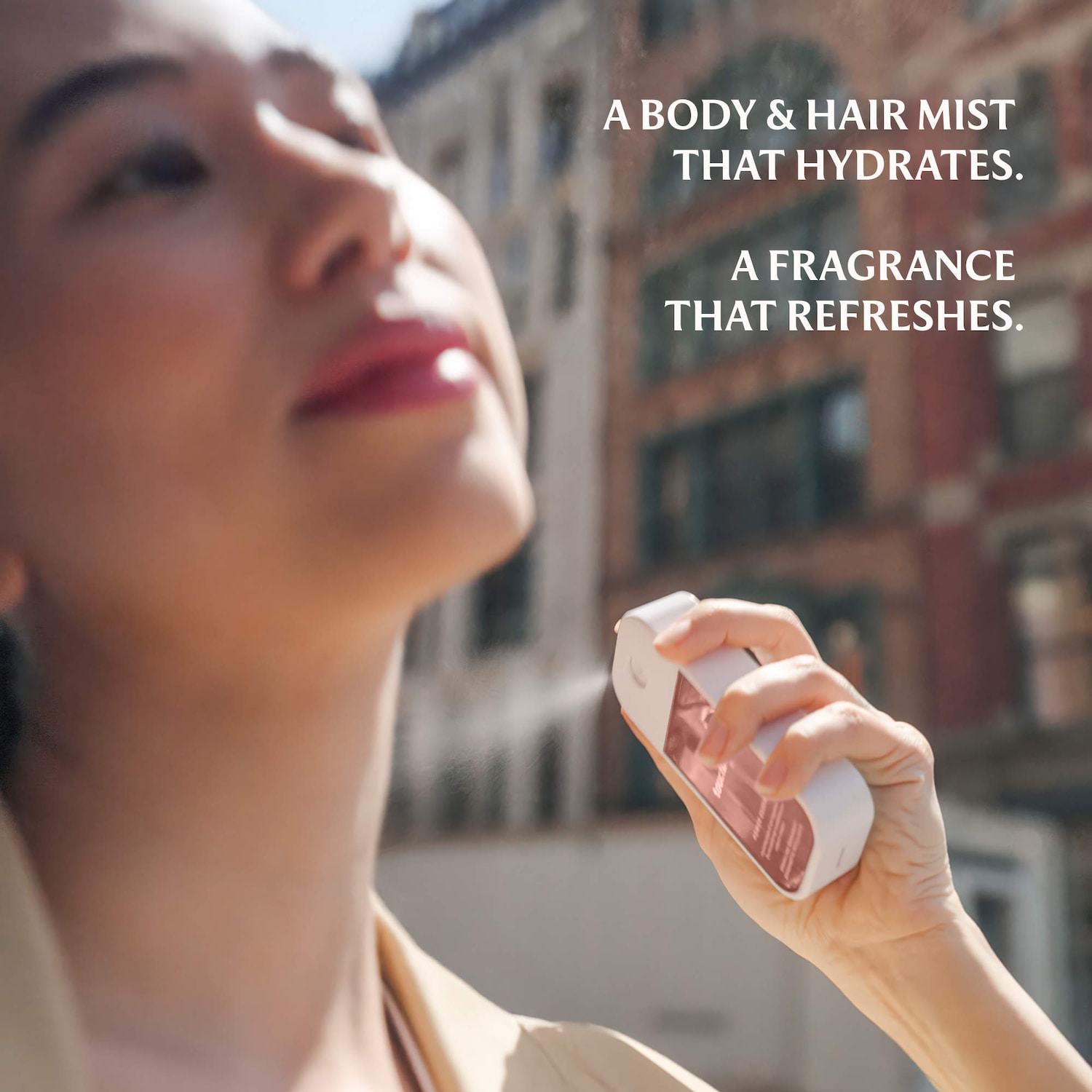 Peachy Lychee Power Essence Body & Hair Fragrance Mist - Touchland