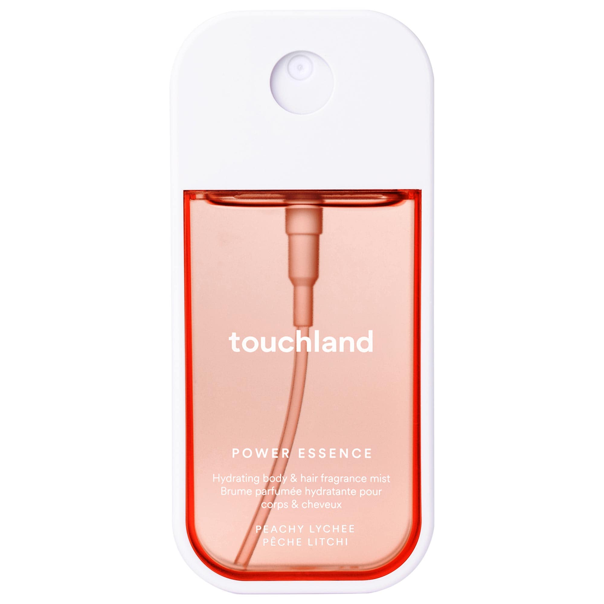 Touchland Peachy Lychee Power Essence Body & Hair Fragrance Mist Peachy Lychee 2 oz / 60 mL