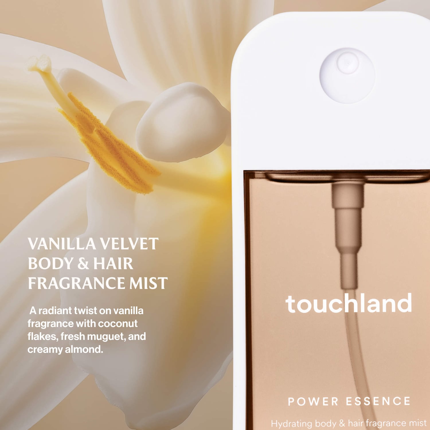 Vanilla Velvet Power Essence Body & Hair Fragrance Mist