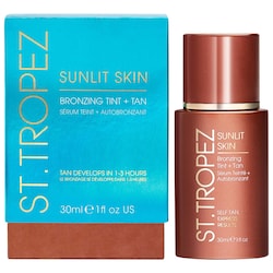 Sunlit Skin Bronzing Tint and Self Tan Face Serum