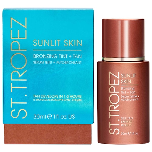 Бронзирующий тинт и сыворотка-автозагар для лица St. Tropez Sunlit Skin