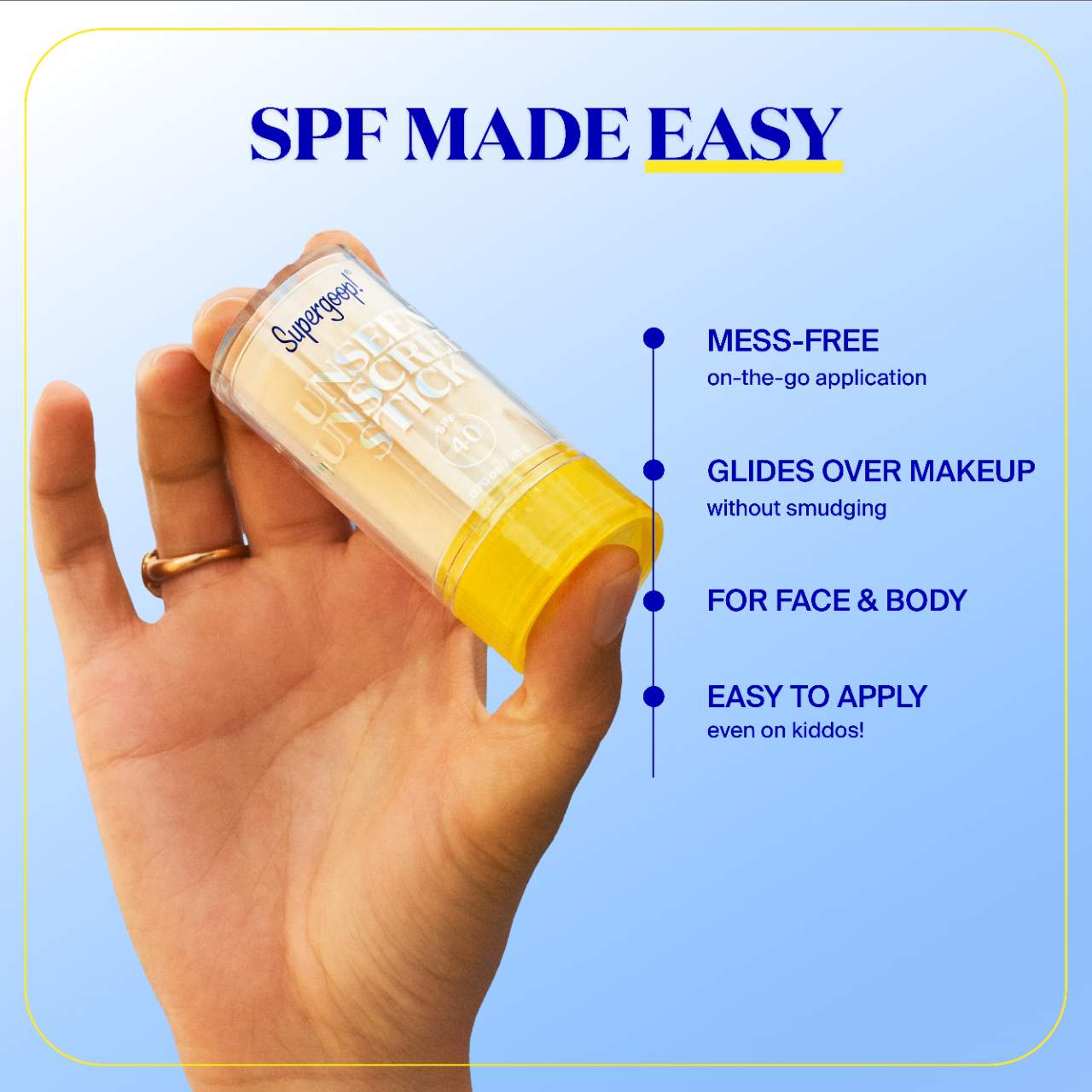 Невидимый солнцезащитный стик Supergoop! Unseen SPF 40 — фото 6