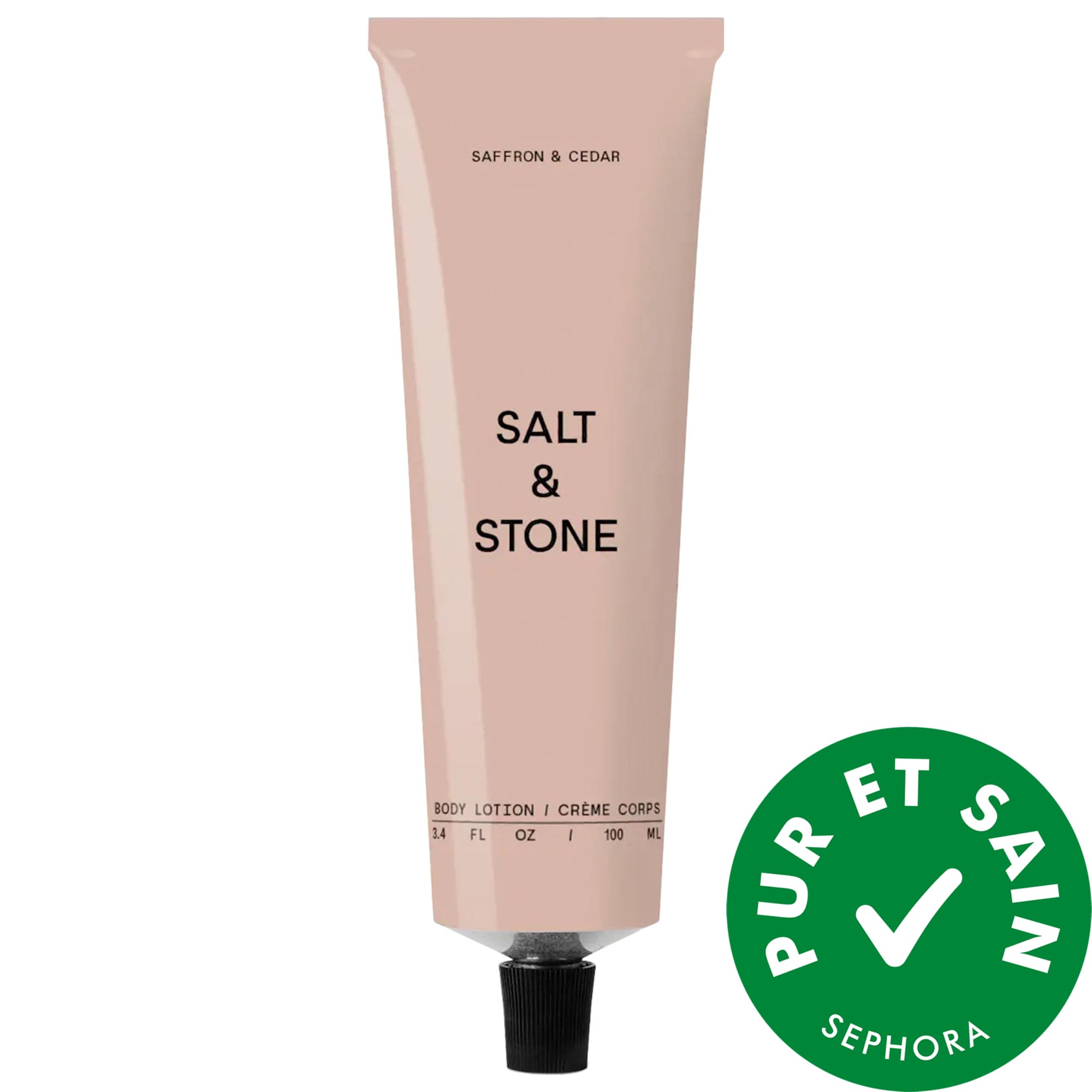 Salt & Stone Lotion pour le corps Saffron Cedar avec niacinamide oz / mL