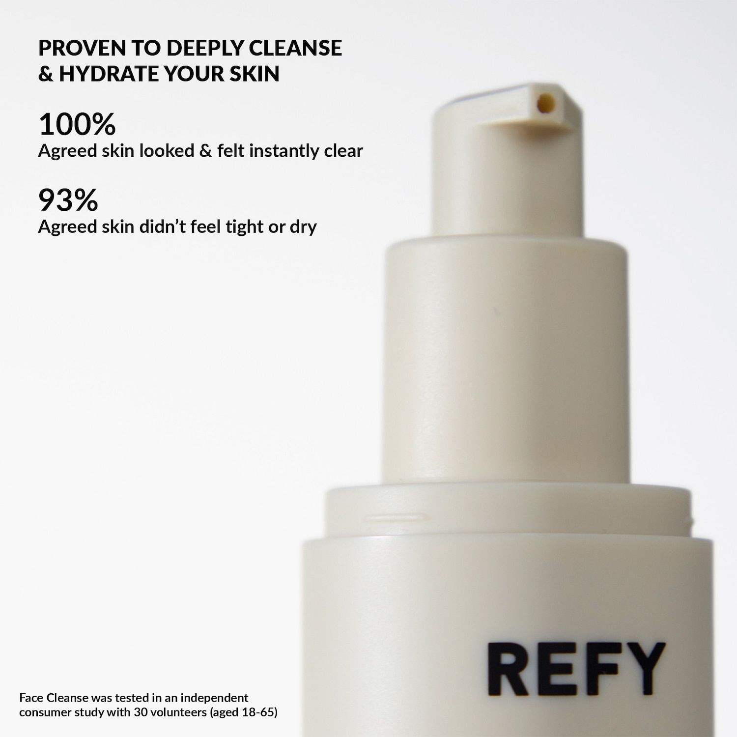 Увлажняющее очищающее средство и средство для снятия макияжа Refy Face Cleanse — фото 3