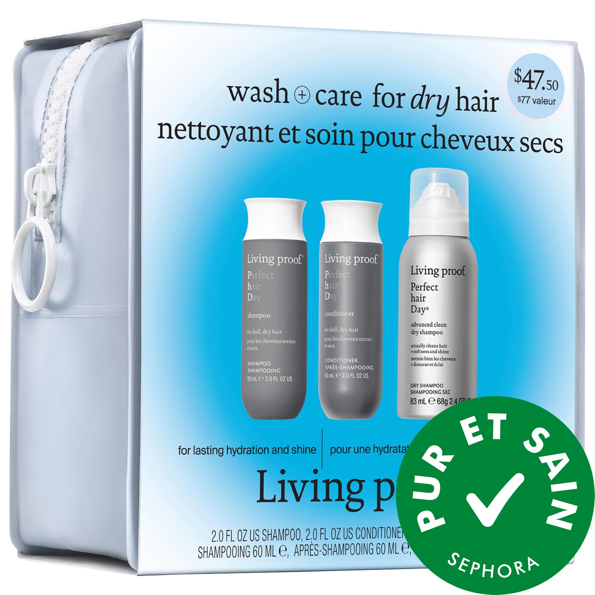 Living Proof Trousse de lavage et de soins pour cheveux secs