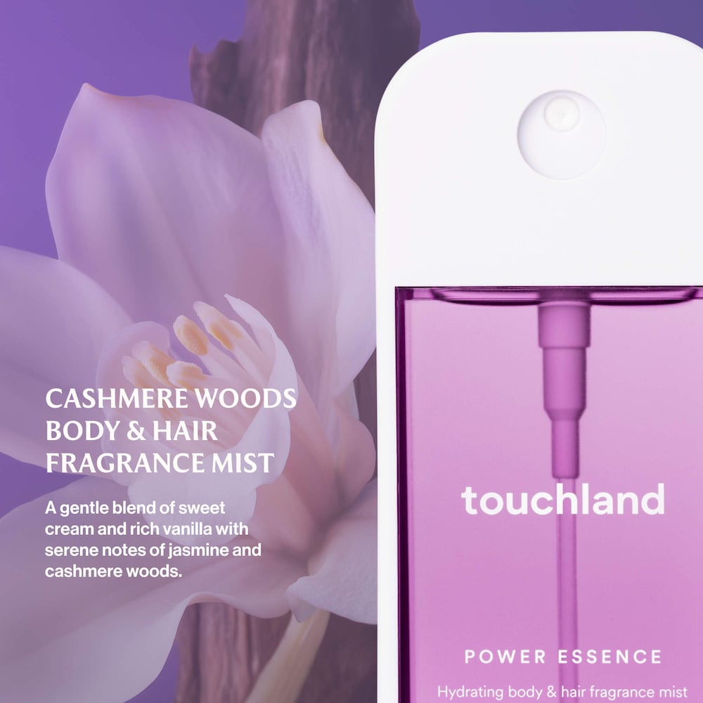 Touchland 
Cashmere Woods Power Essence Body & Hair Fragrance Mist