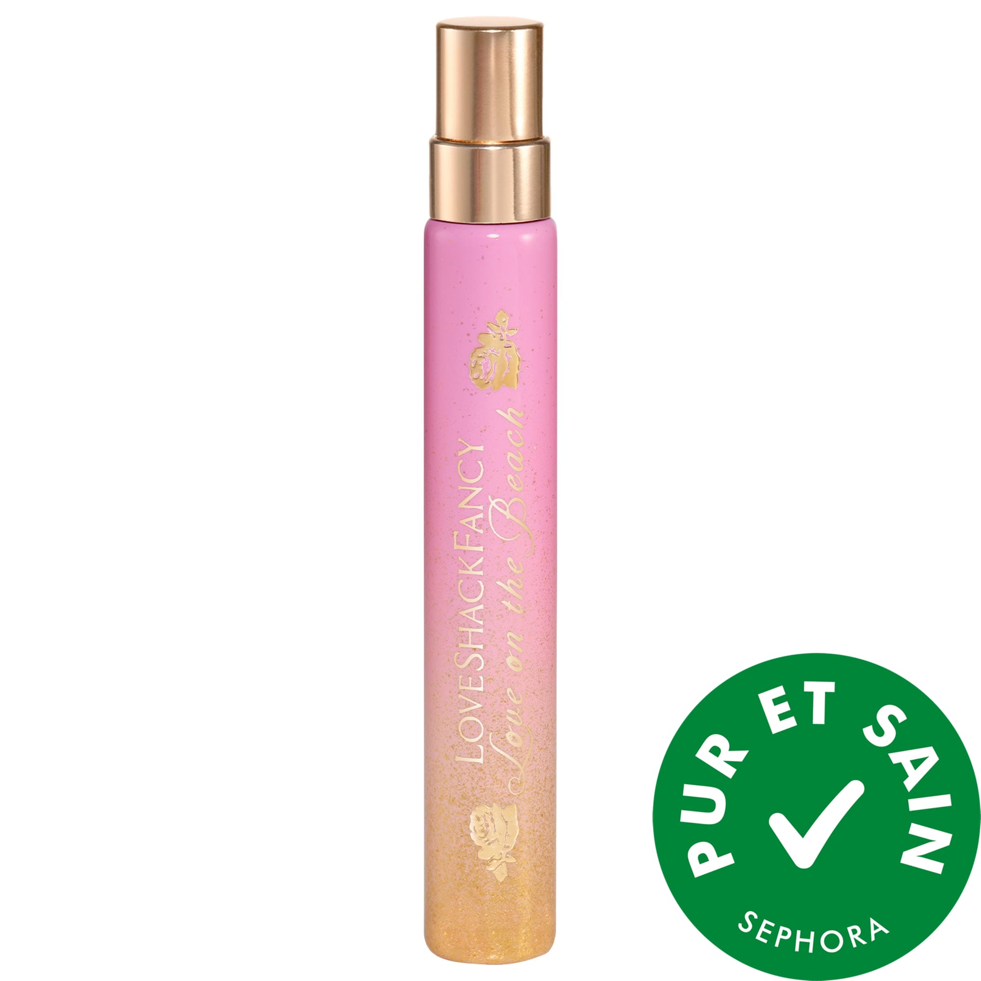 LoveShackFancy Eau de parfum Love On The Beach avec eau de coco et eau de sel en vaporisateur de voyage 10 mL / 0.34 oz eau de parfum vaporisateur