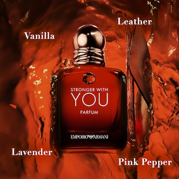 stronger with you tobacco sephora Stronger With You Parfum with Vanilla Leather & Lavender - Armani Beauty