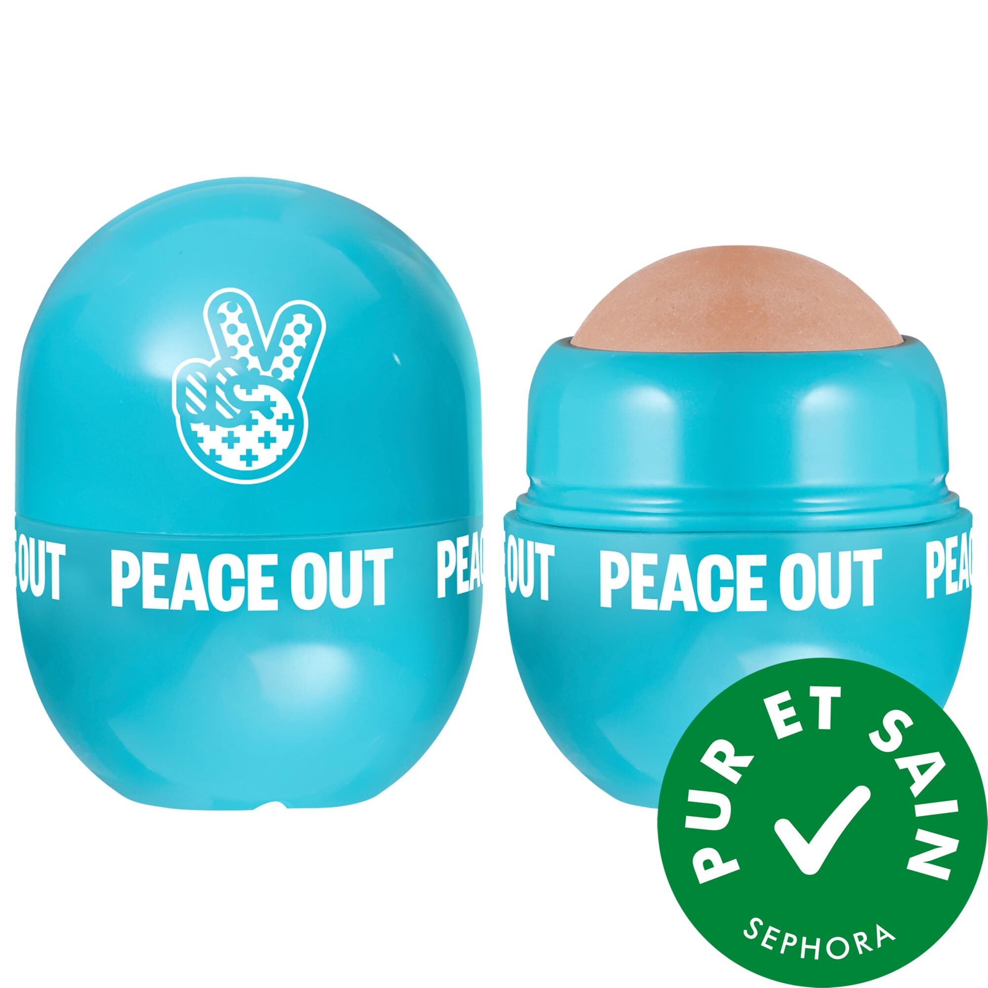 Peace Out Rouleau de contrôle instantané de'sébum à l'argile halloysite 2.5 oz / 70 g