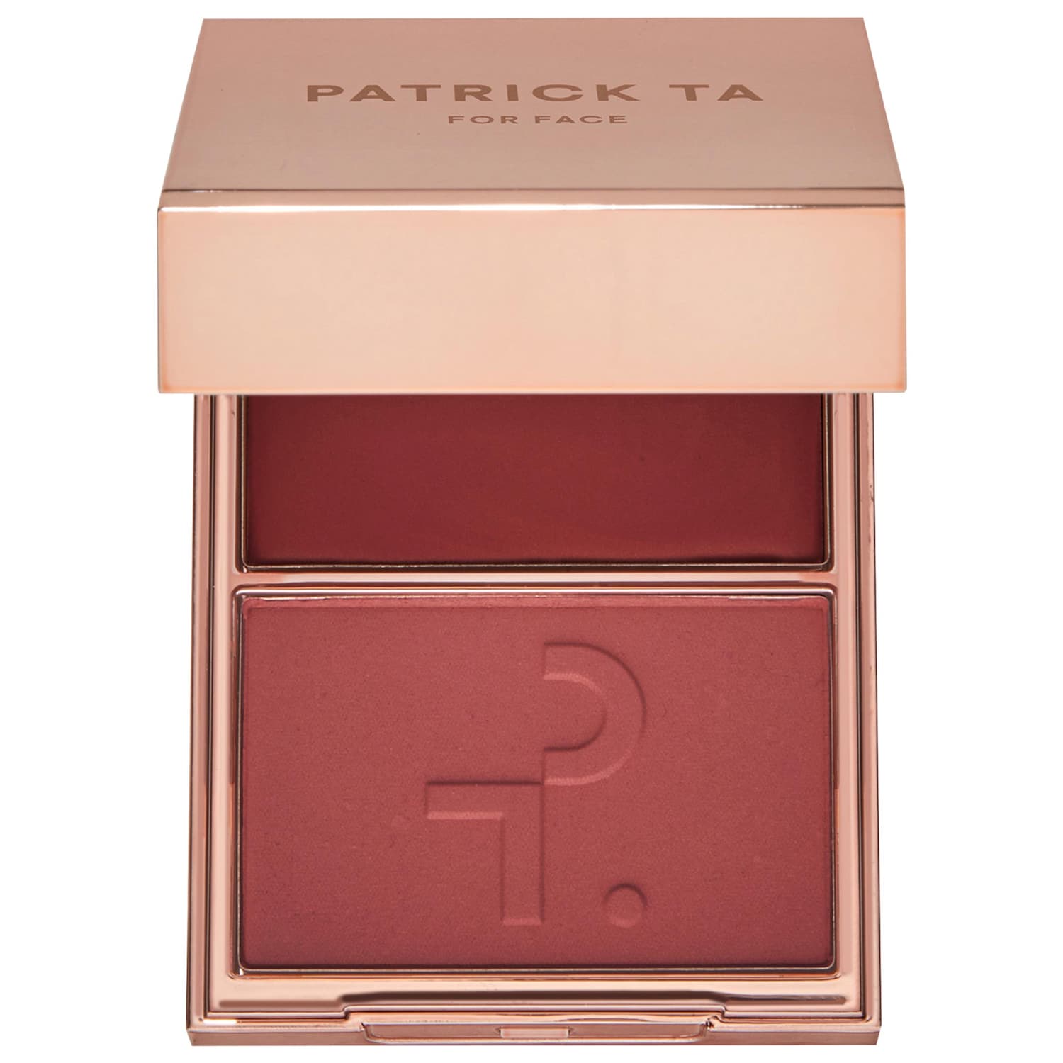 PATRICK TA Major Headlines Double-Take Crème & Powder Blush Duo in She Knows Who She Is