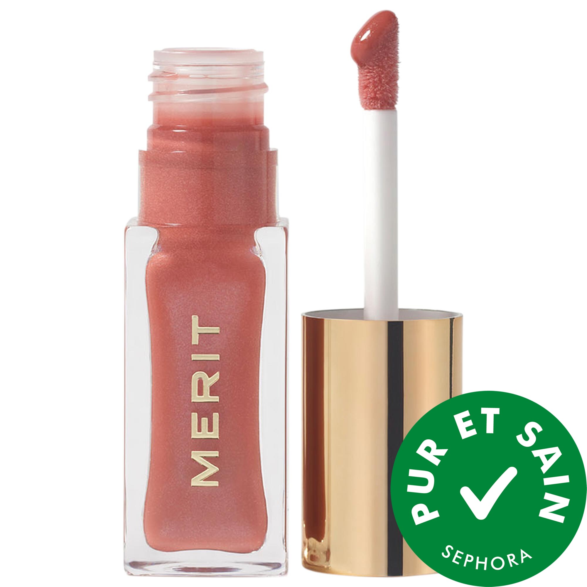 MERIT Huile teintée pour les lèvres hydratante Shade Slick