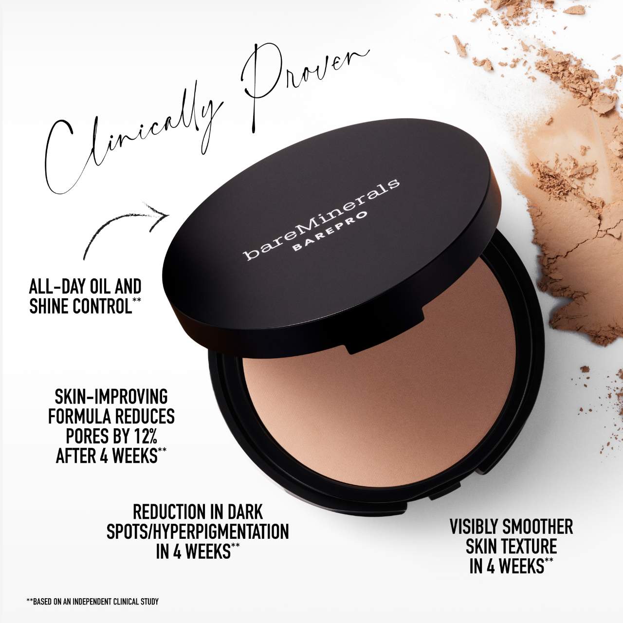 BAREPRO® 24HR Skin Perfecting Talc-Free Matte Powder Foundation