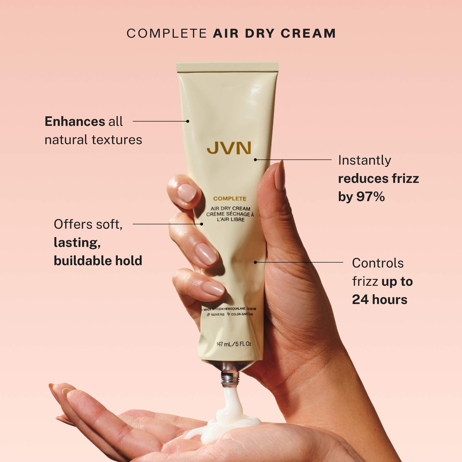 JVN Complete Blowout Styling Milk - Thumbnail 3