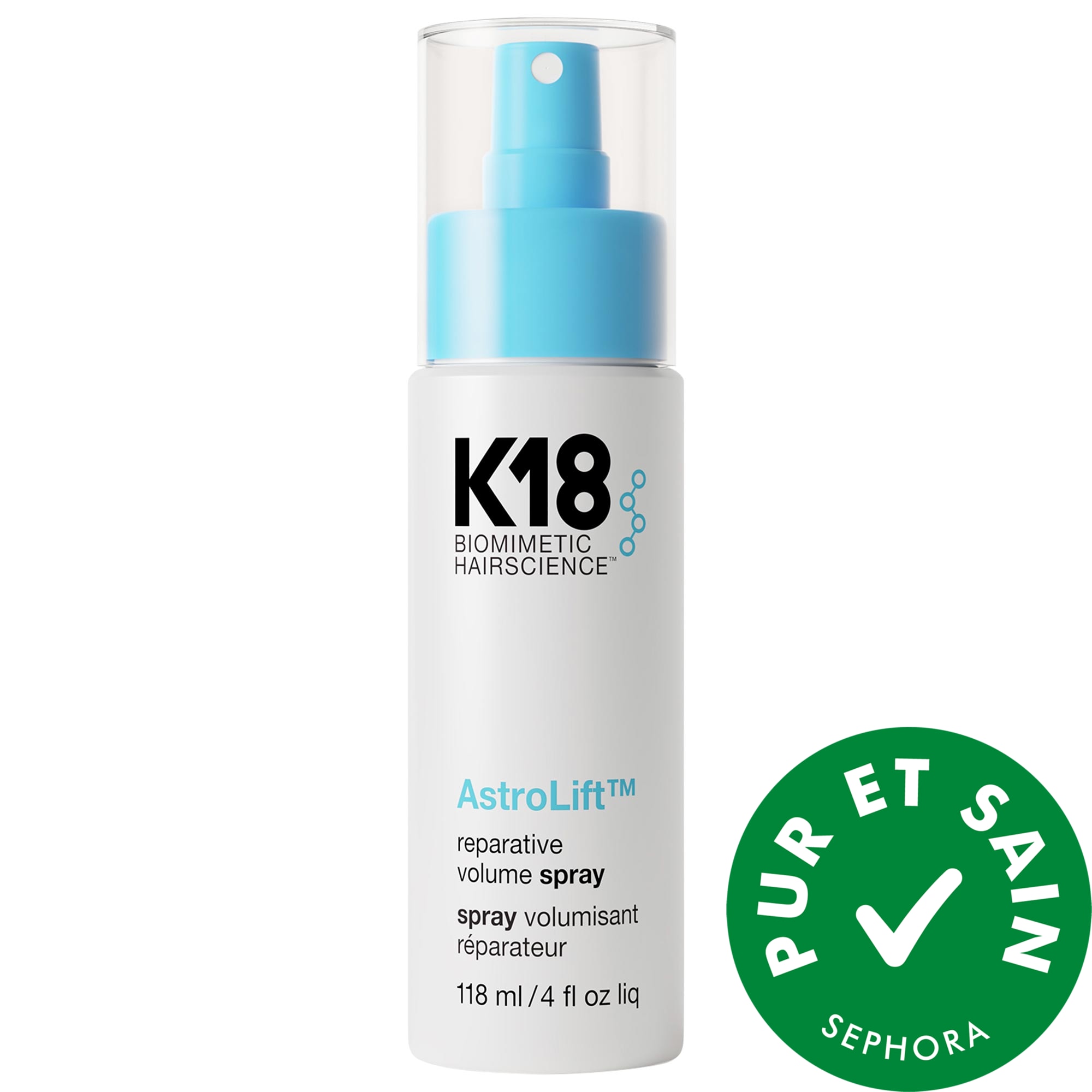 K18 Biomimetic Hairscience Vaporisateur volumisant réparateur AstroLift™ 4 oz / 118 ml