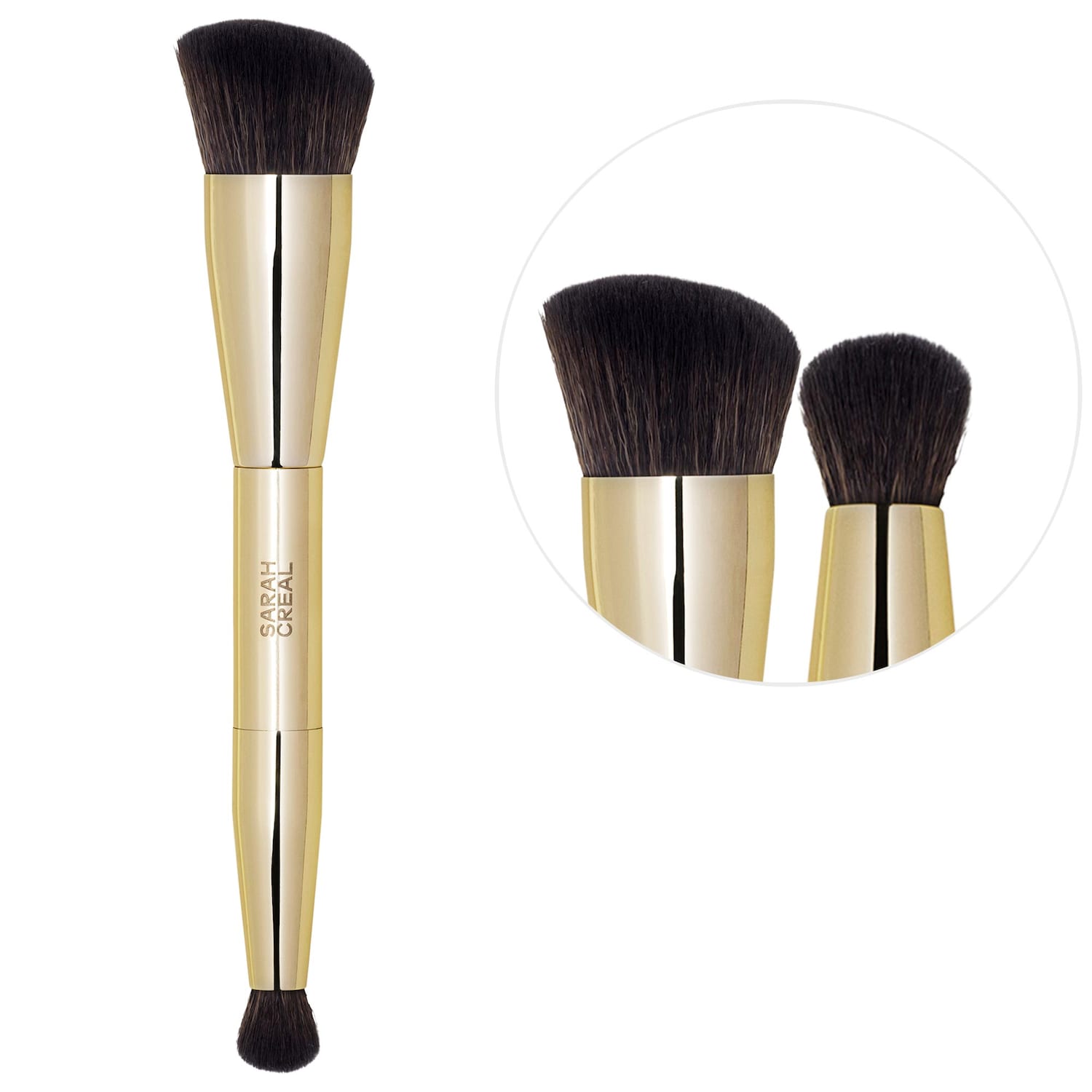 Двойная кисть для контуринга щек и глаз Sarah Creal Dual Contour Precision — фото 1