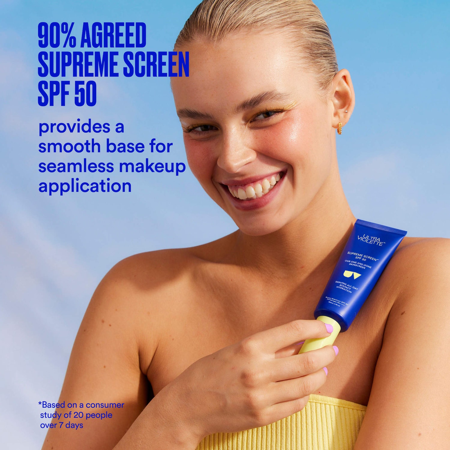 Supreme Screen SPF 50 Facial Sunscreen Moisturizer and Primer