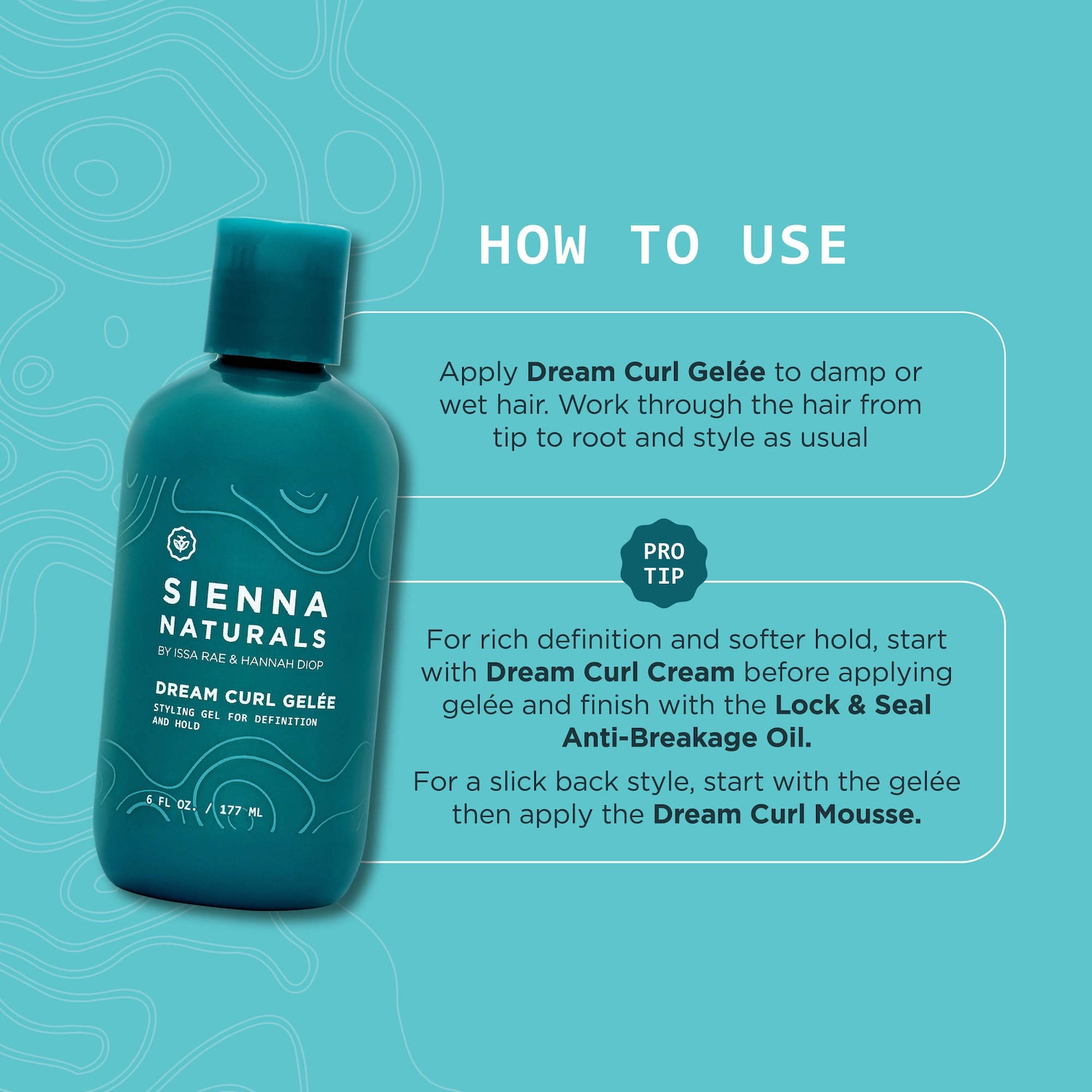 Sienna Naturals Dream Curl Hair Gel - Thumbnail 4
