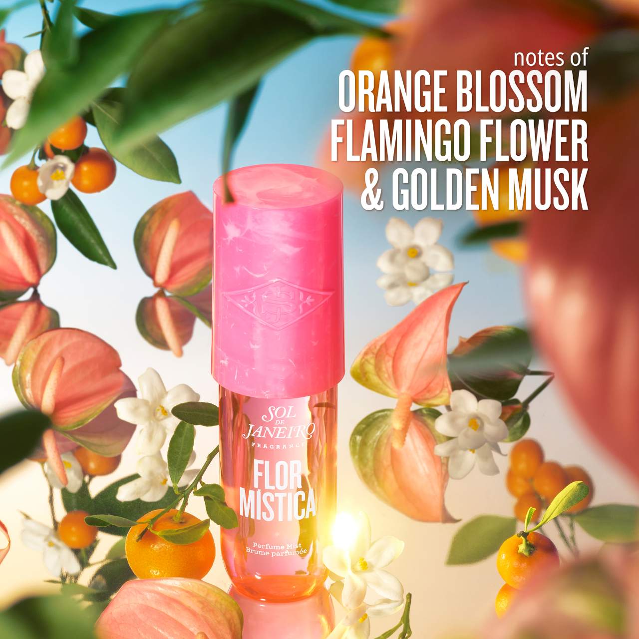 Brume parfumée pour les cheveux et le corps Flor Mística - Sol de