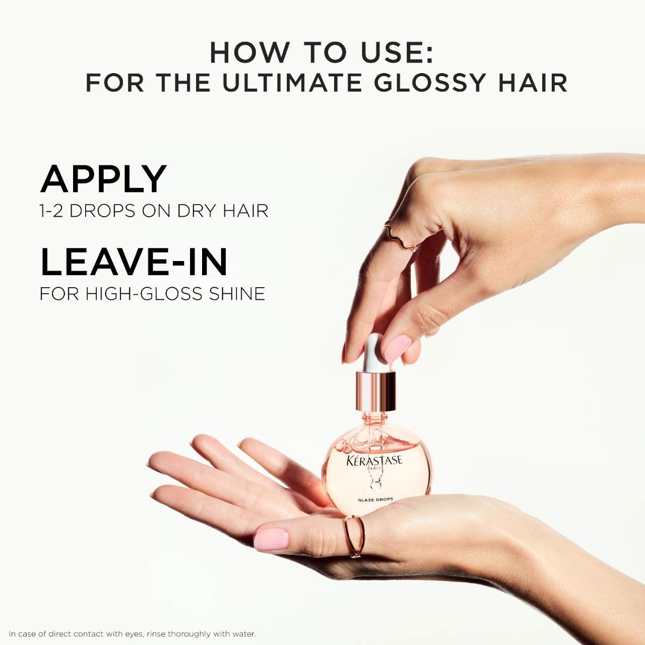 Масло для волос против пушистости Kérastase Gloss Absolu Glaze Drops — фото 5