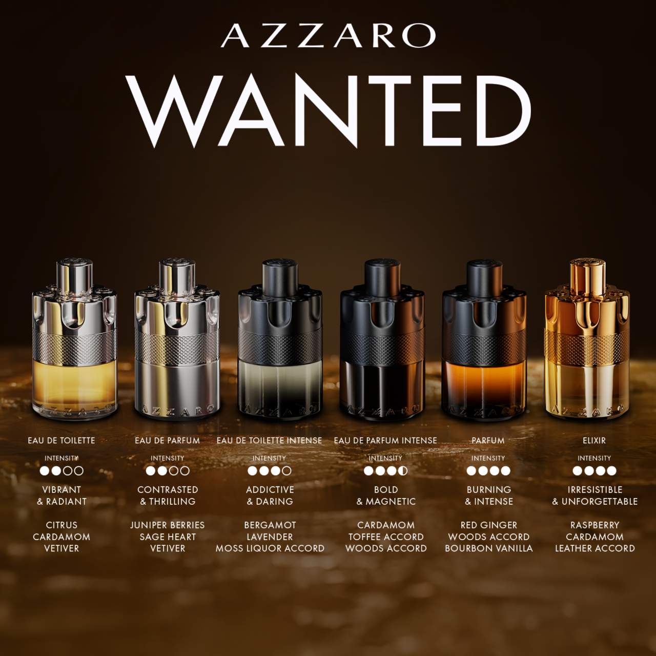 Azzaro Forever Wanted 100ml 香水 Azzaro - Forever Wanted Elixir - Mens Cologne - With Notes