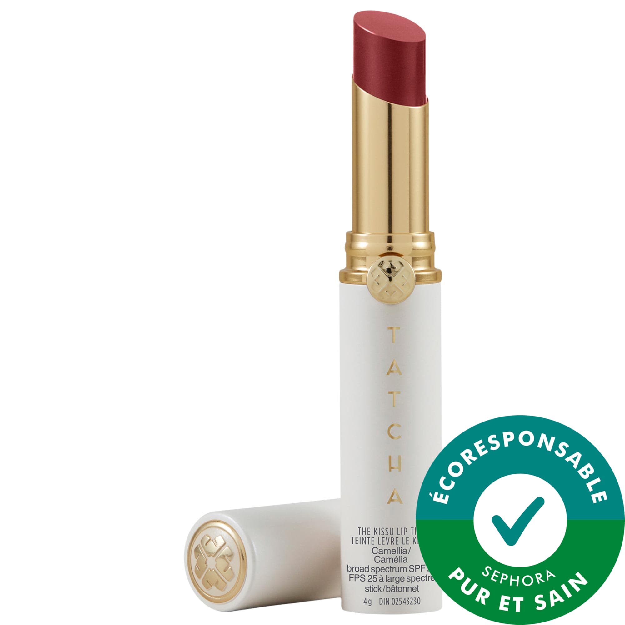 Tatcha Écran solaire teinté pour les lèvres hydratant The Kissu avec FPS 25 0.14 oz / 4 g