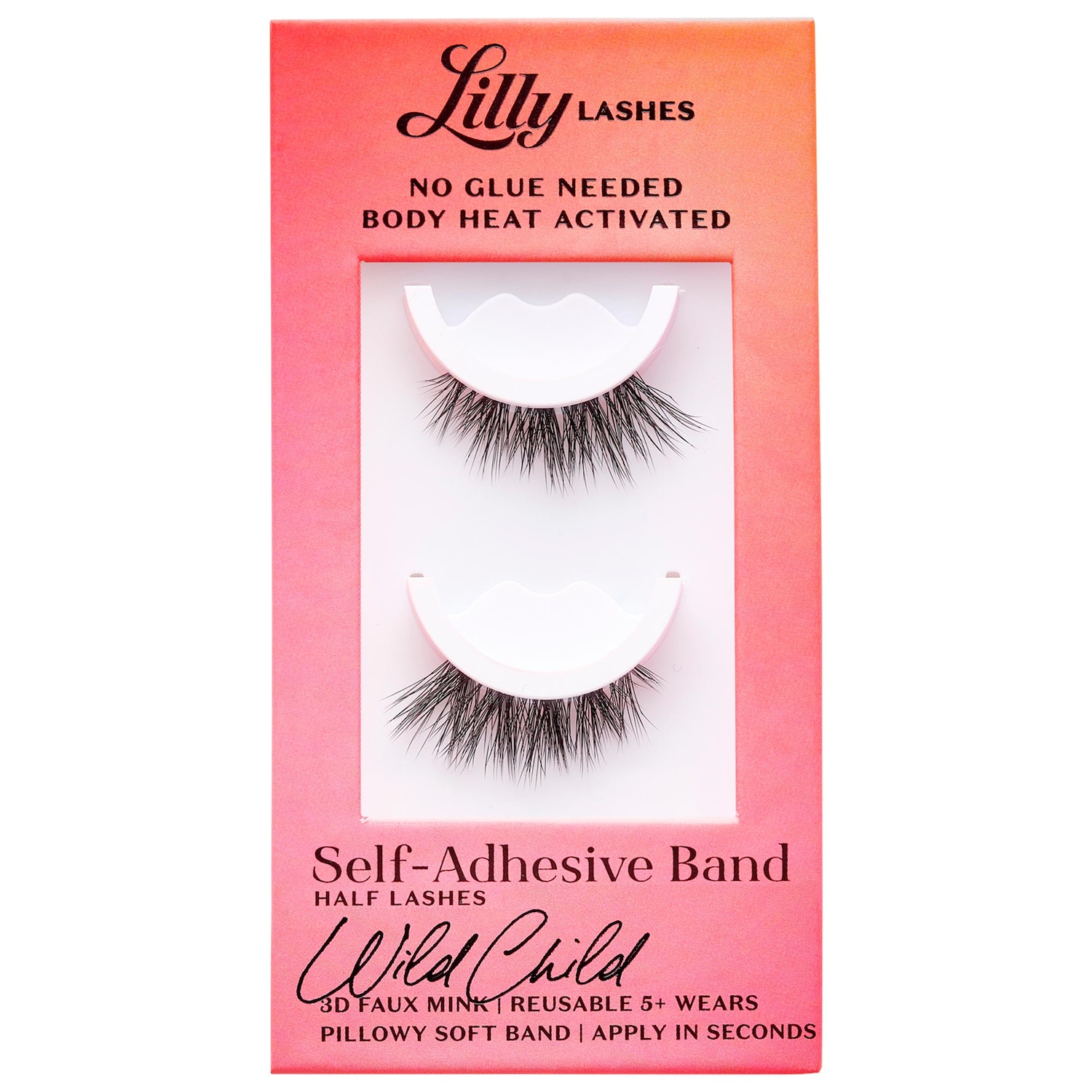 Самоклеящиеся половинки ресниц Lilly Lashes