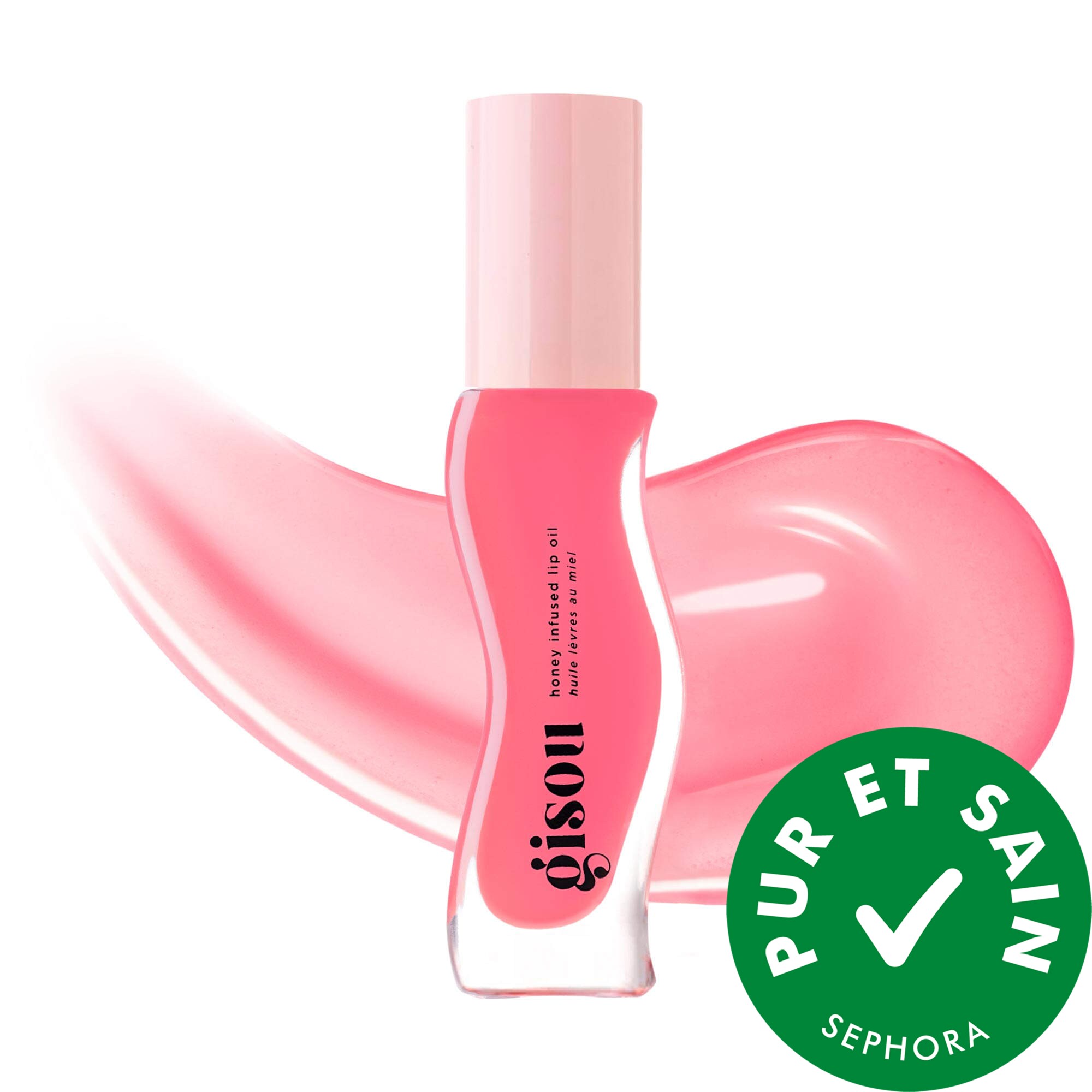 Gisou Huile hydratante pour les lèvres infusée de miel