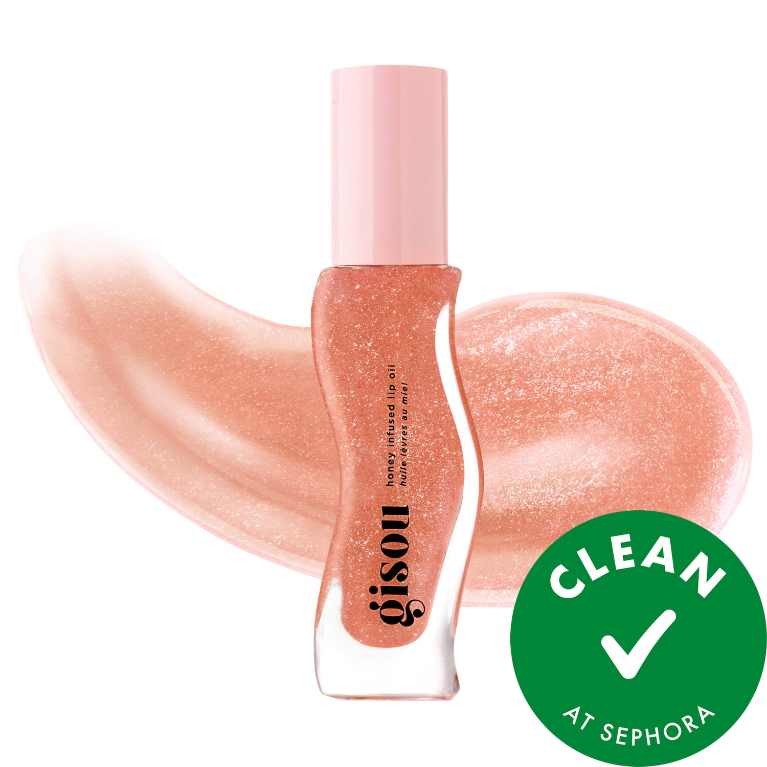 Gisou Honey Infused Hydrating Lip Oil in Glazed Plum