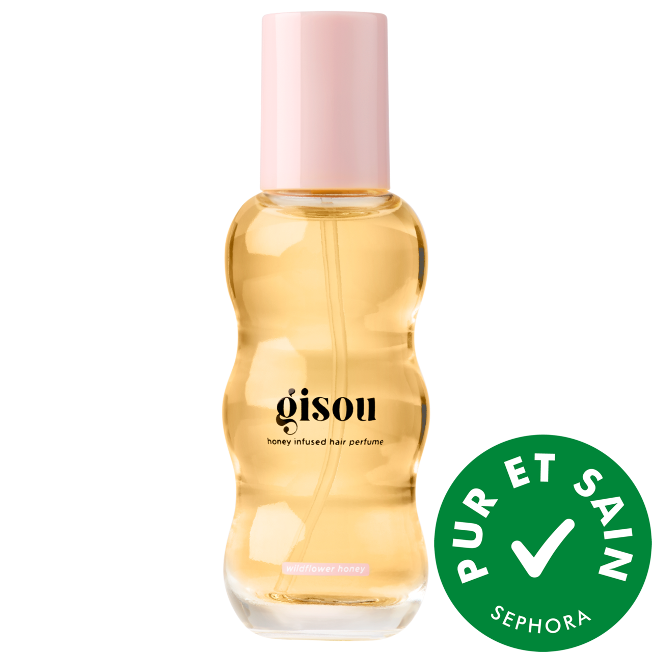 Gisou Miniparfum pour cheveux infusé au miel de fleurs sauvages 0.5 oz/15ml