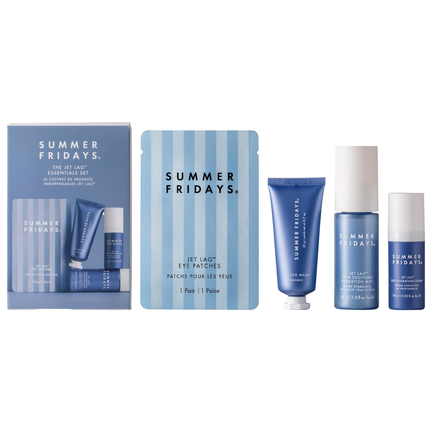 Kit de produits anti-jet lag, Summer Fridays