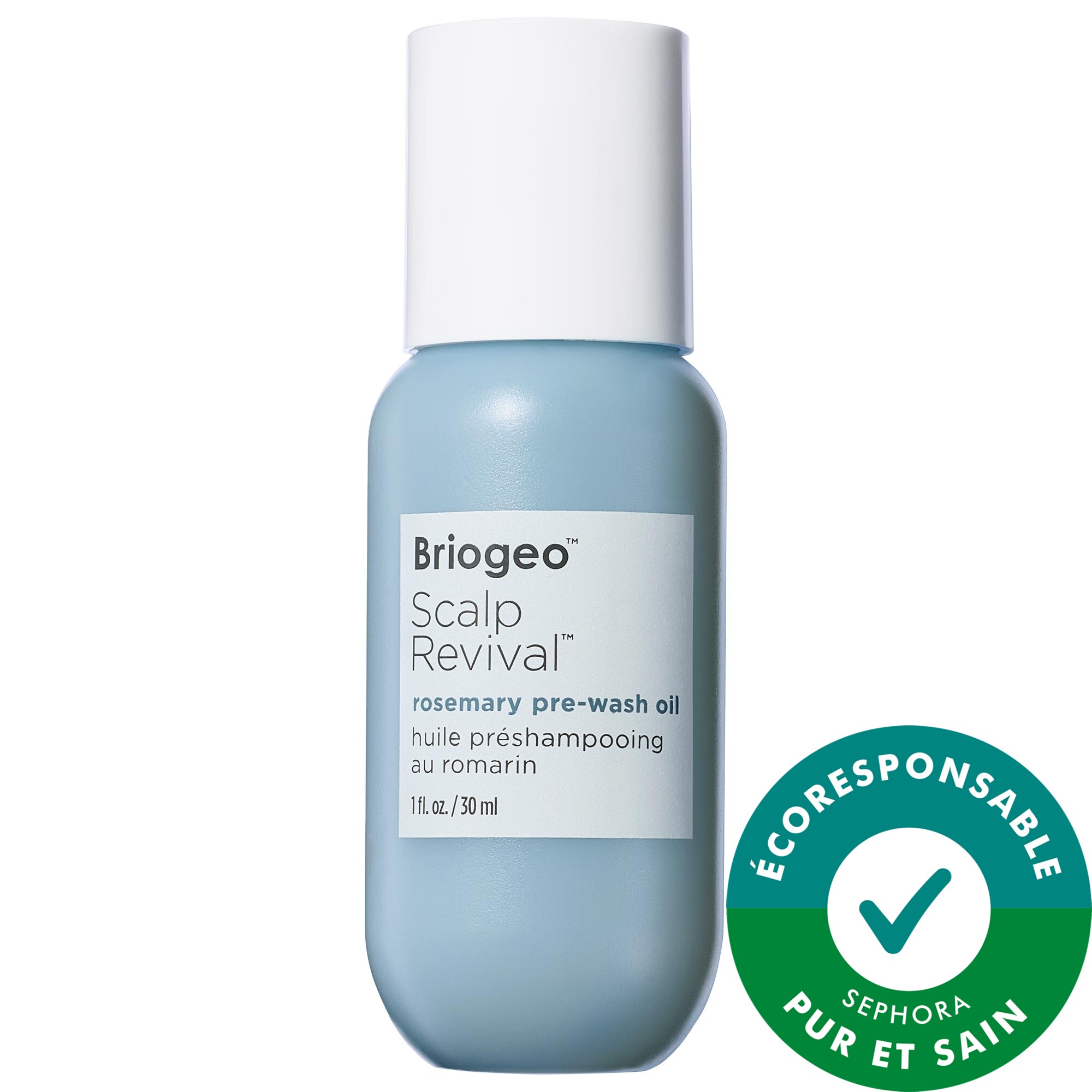 Briogeo Miniprénettoyant pour cuir chevelu et cheveux au romarin Scalp Revival™ 1 oz/30 mL