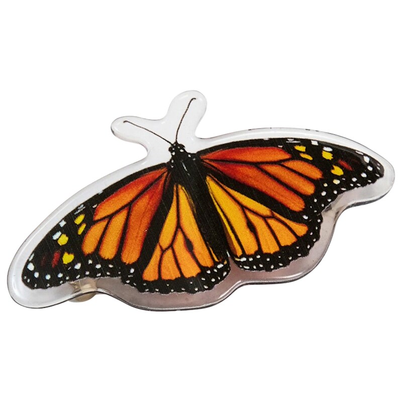 Hair Barrette in Monarch Butterfly