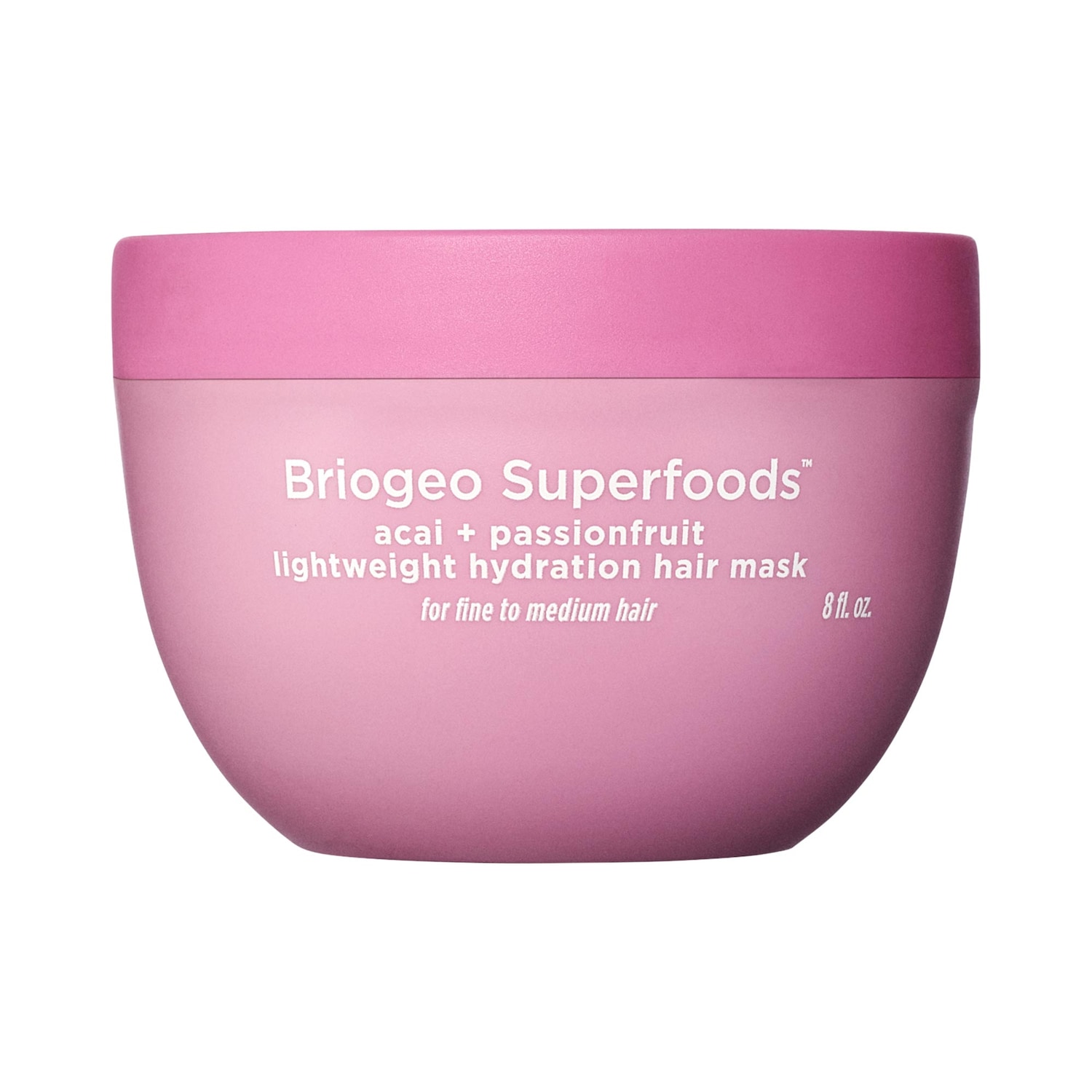 Лёгкая увлажняющая маска для тонких волос с асаи и маракуйей Briogeo Superfoods — фото 1