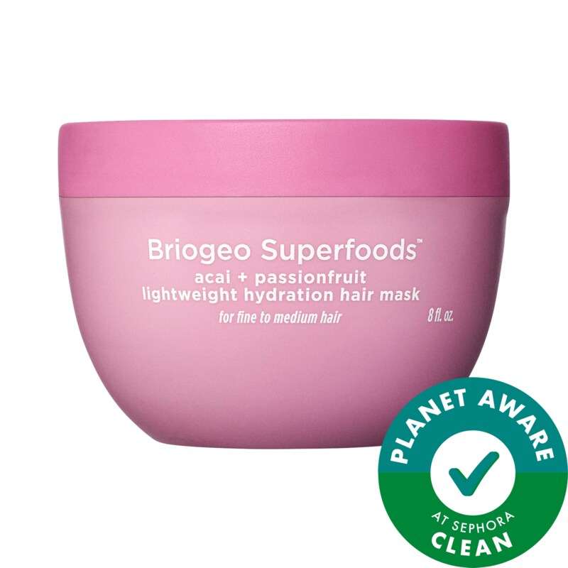 Superfoods™ Acai + Passionfruit Lightweight, Hydrating Hair Mask for Fine Hair