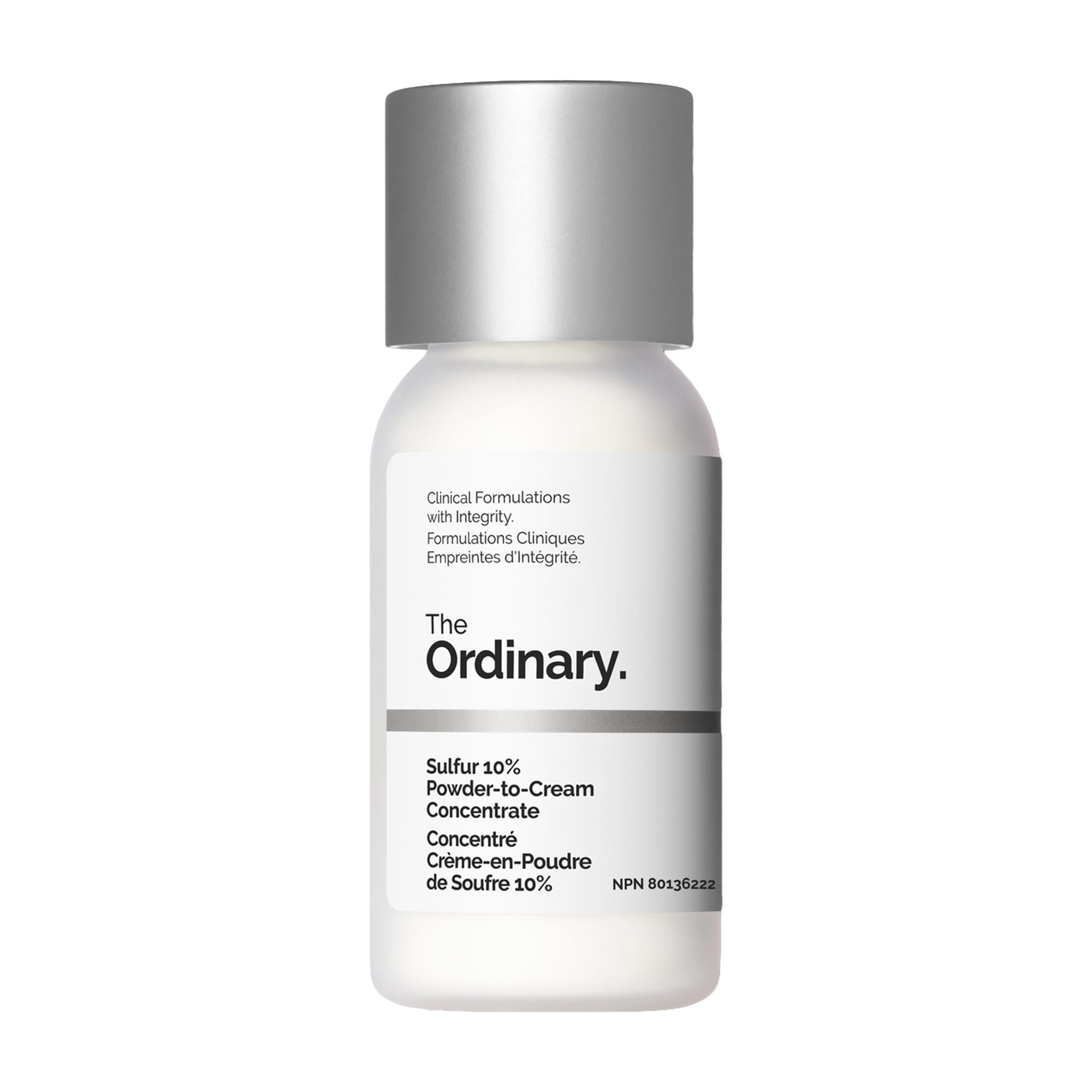 The Ordinary Sulfur 10% Powder-to-Cream Concentrate Acne Spot Treatment 0.176/5g