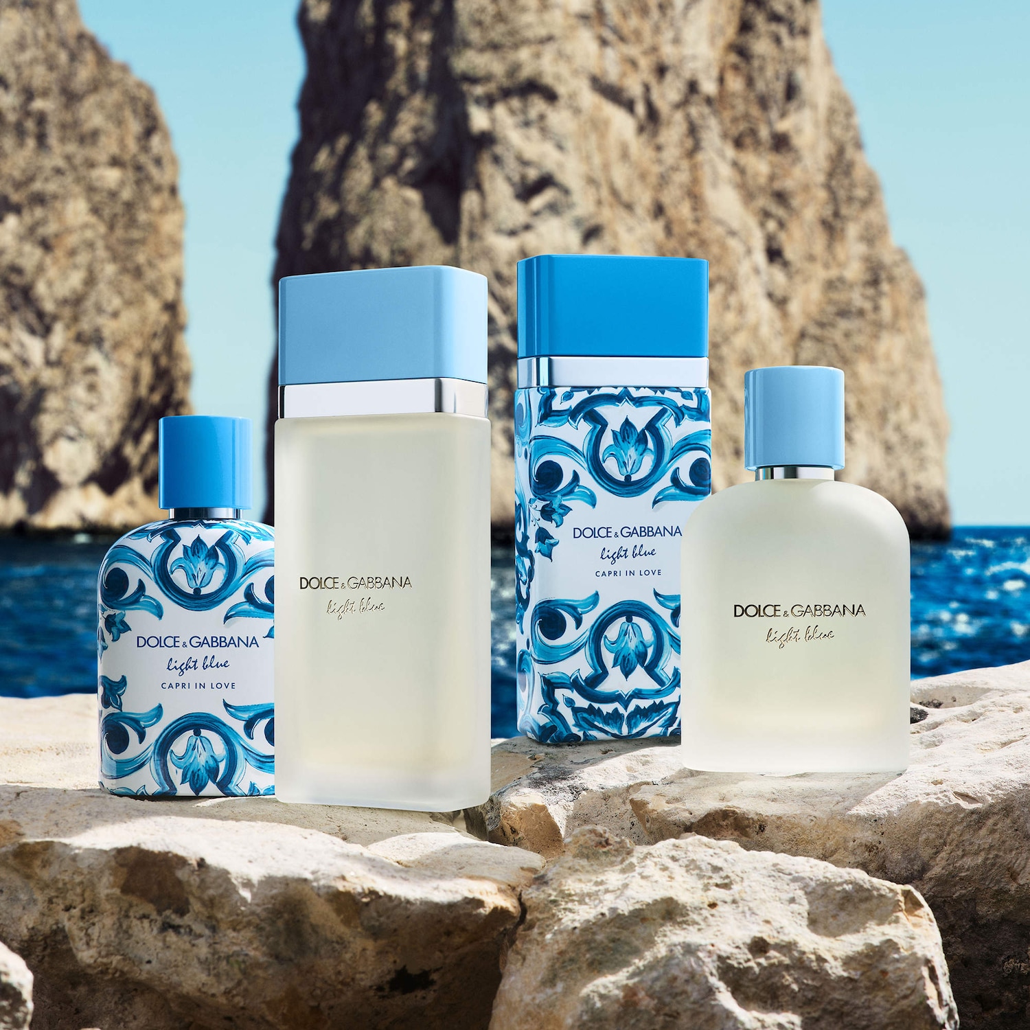 Light Blue Capri In Love Pour Homme Eau de Parfum with Fig