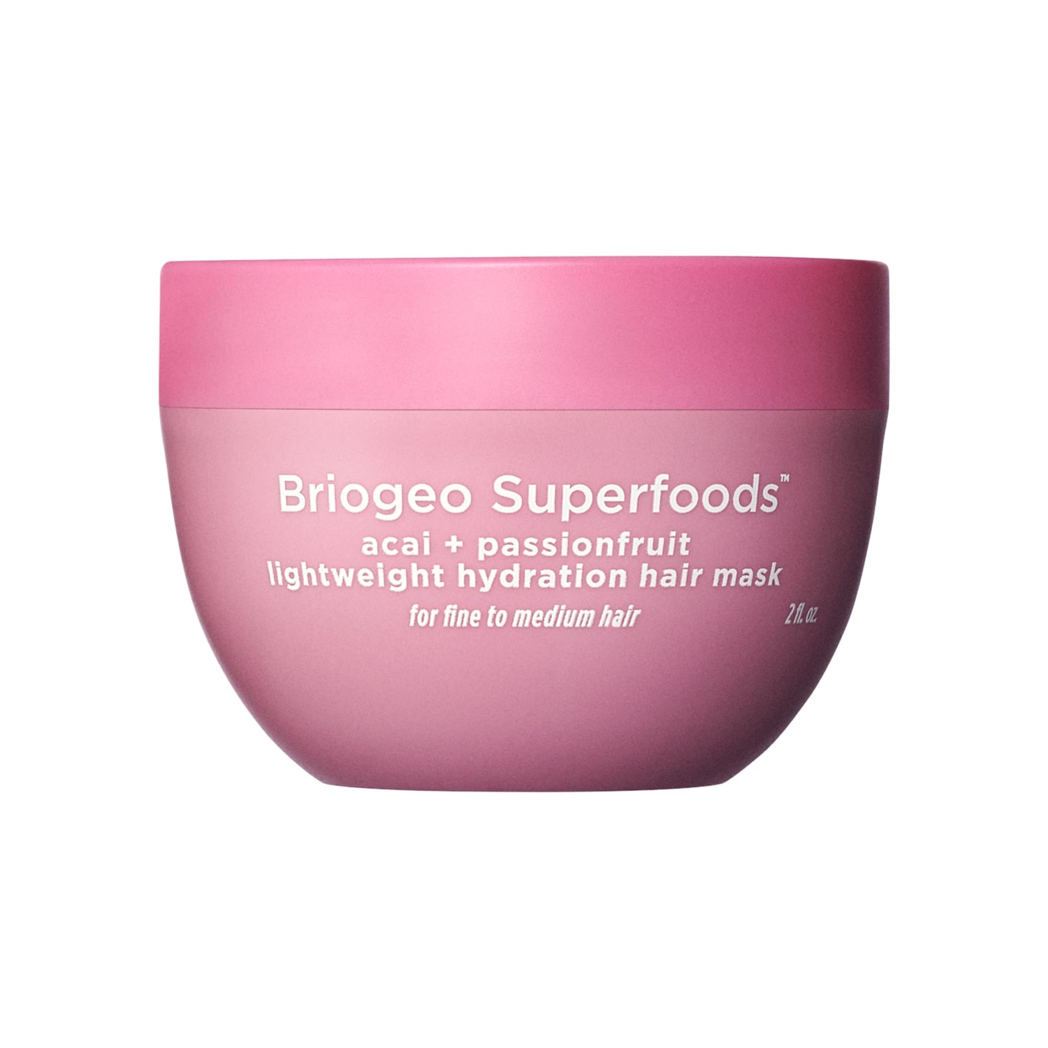 Мини-лёгкая увлажняющая маска для тонких волос Briogeo Superfoods с асаи и маракуйей