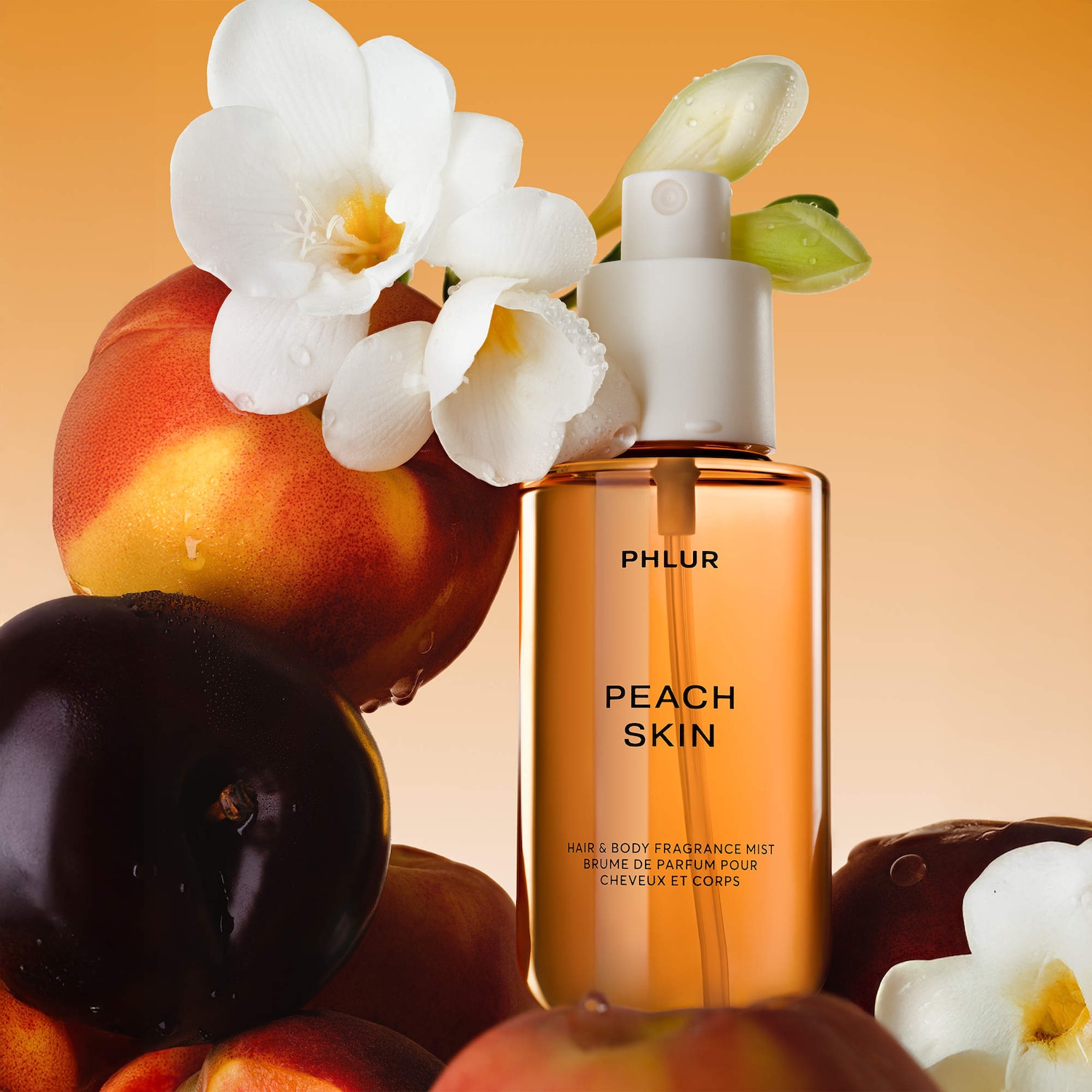 Mini Peach Skin Body & Hair Fragrance Mist - PHLUR | Sephora