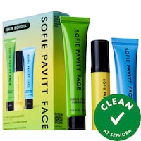 SOFIE PAVITT FACE - Clear Skin Trial Set: Cleanse, Treat, & Hydrate Minis Set