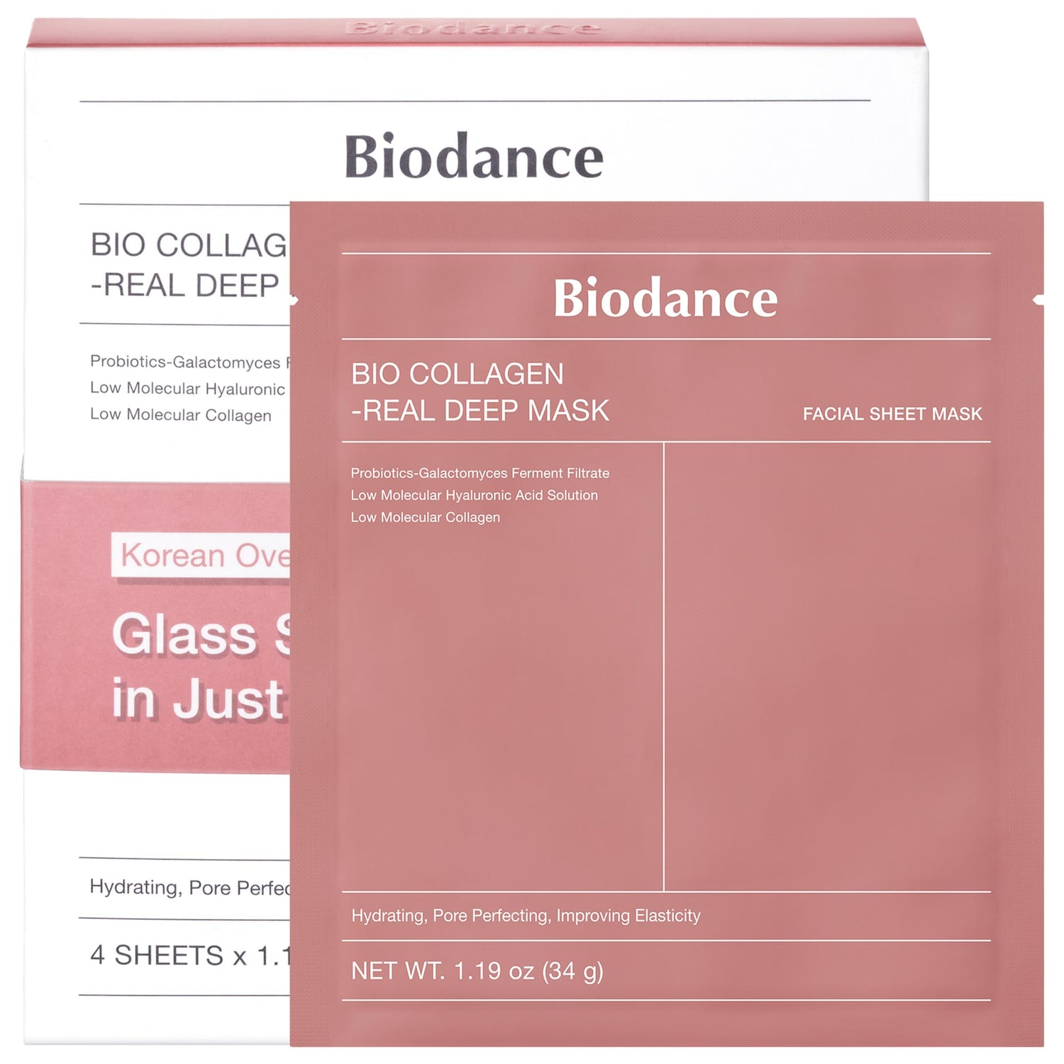 Маска Biodance Bio Collagen Real Deep для сужения пор и упругости кожи — фото 1