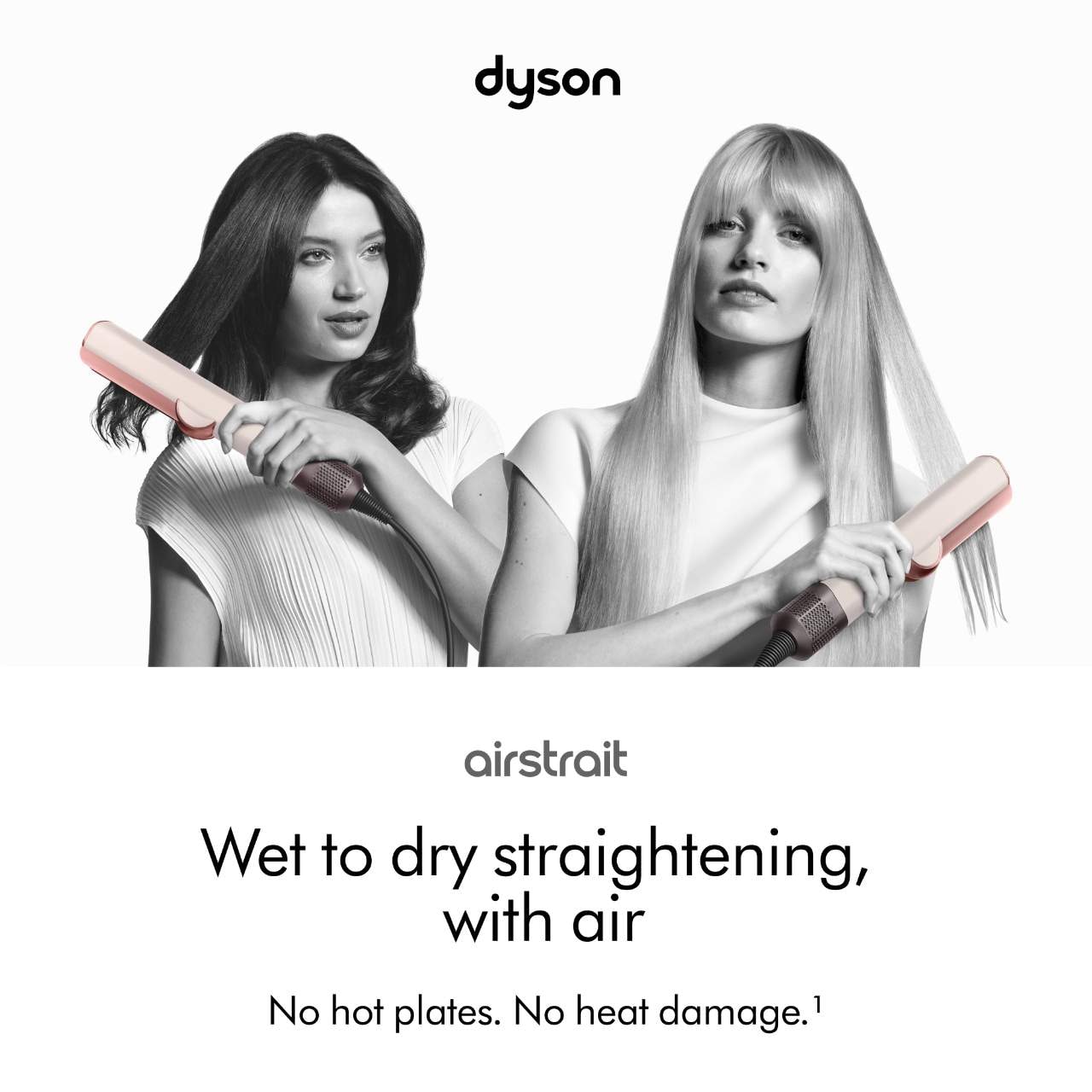 Выпрямитель для влажных и сухих волос Dyson Airstrait, Ceramic Pink — фото 5