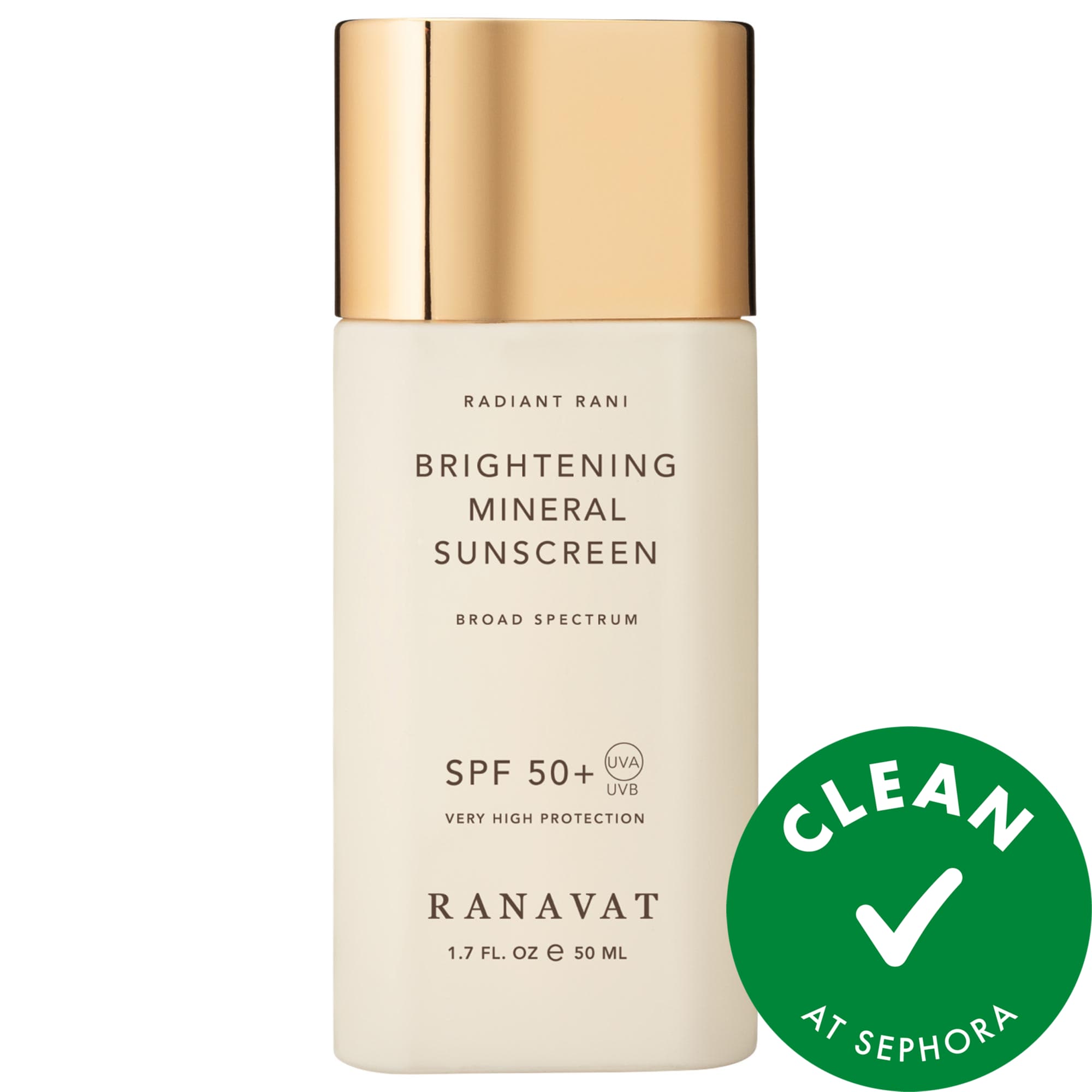 Thumbnail of RANAVAT Daily Brightening Mineral Face Sunscreen, SPF 50+ with Saffron for Dark Spots and Squalane for Moisture 1.7 oz/50 mL