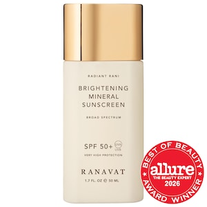 RANAVAT Daily Brightening Mineral Face Sunscreen, SPF 50+ with Saffron for Dark Spots and Squalane for Moisture INTERNATIONAL SHIPPING