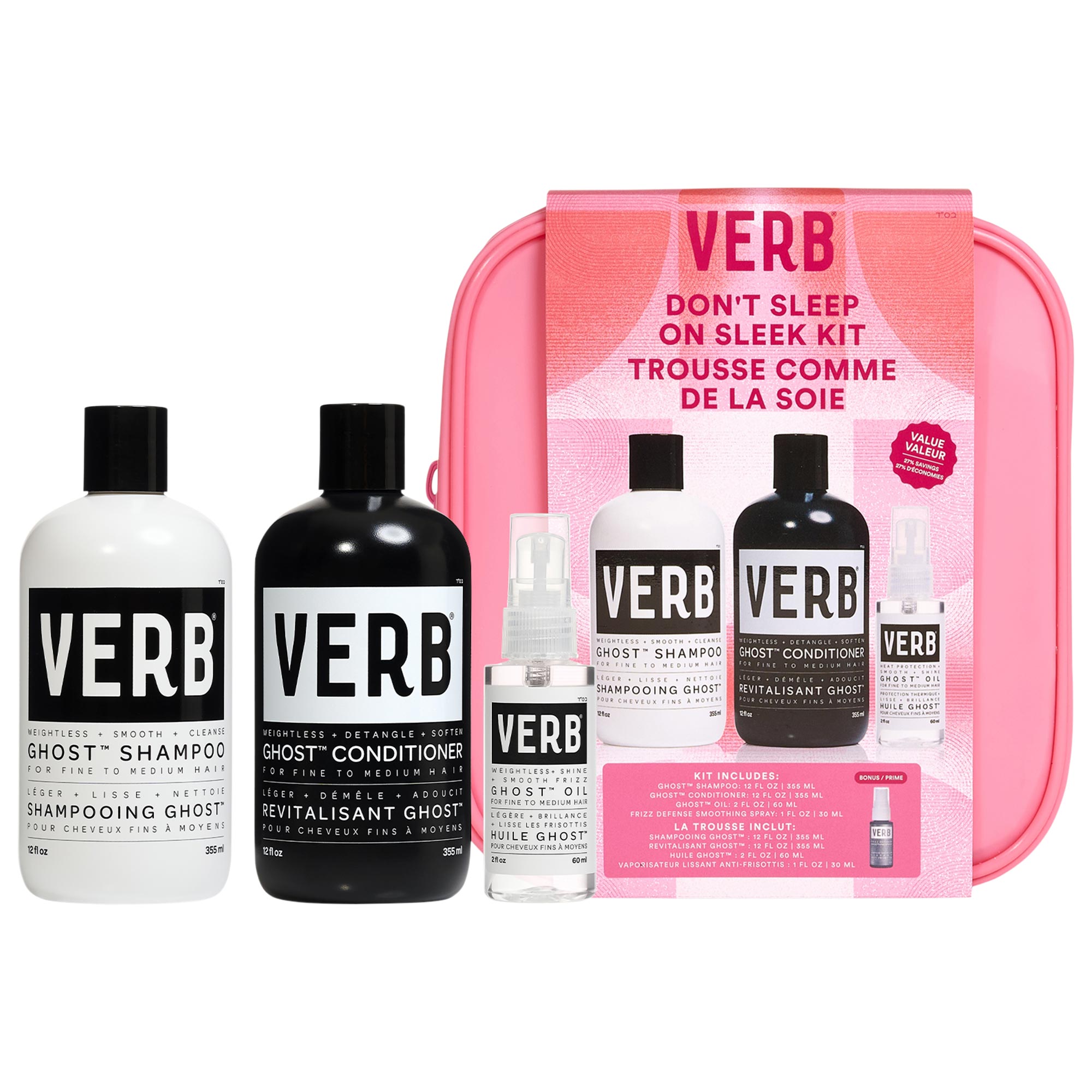 Verb Ghost Sleek and Shine Hair Set