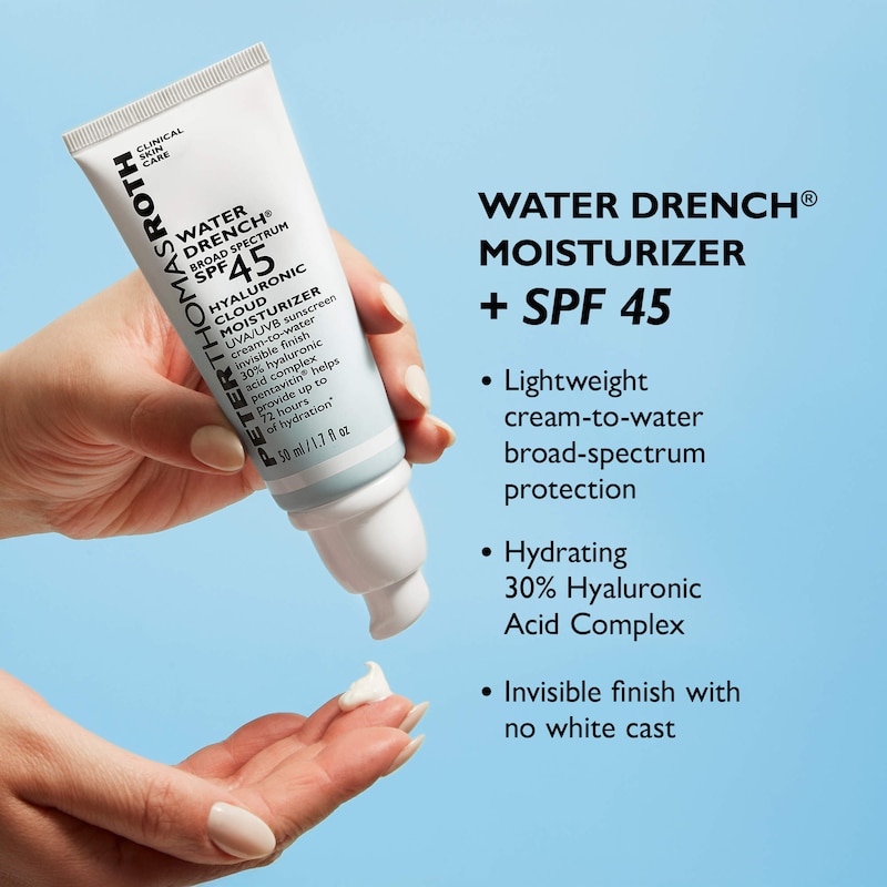 Water Drench Broad Spectrum SPF 45 Hyaluronic Moisturizer thumbnail 4
